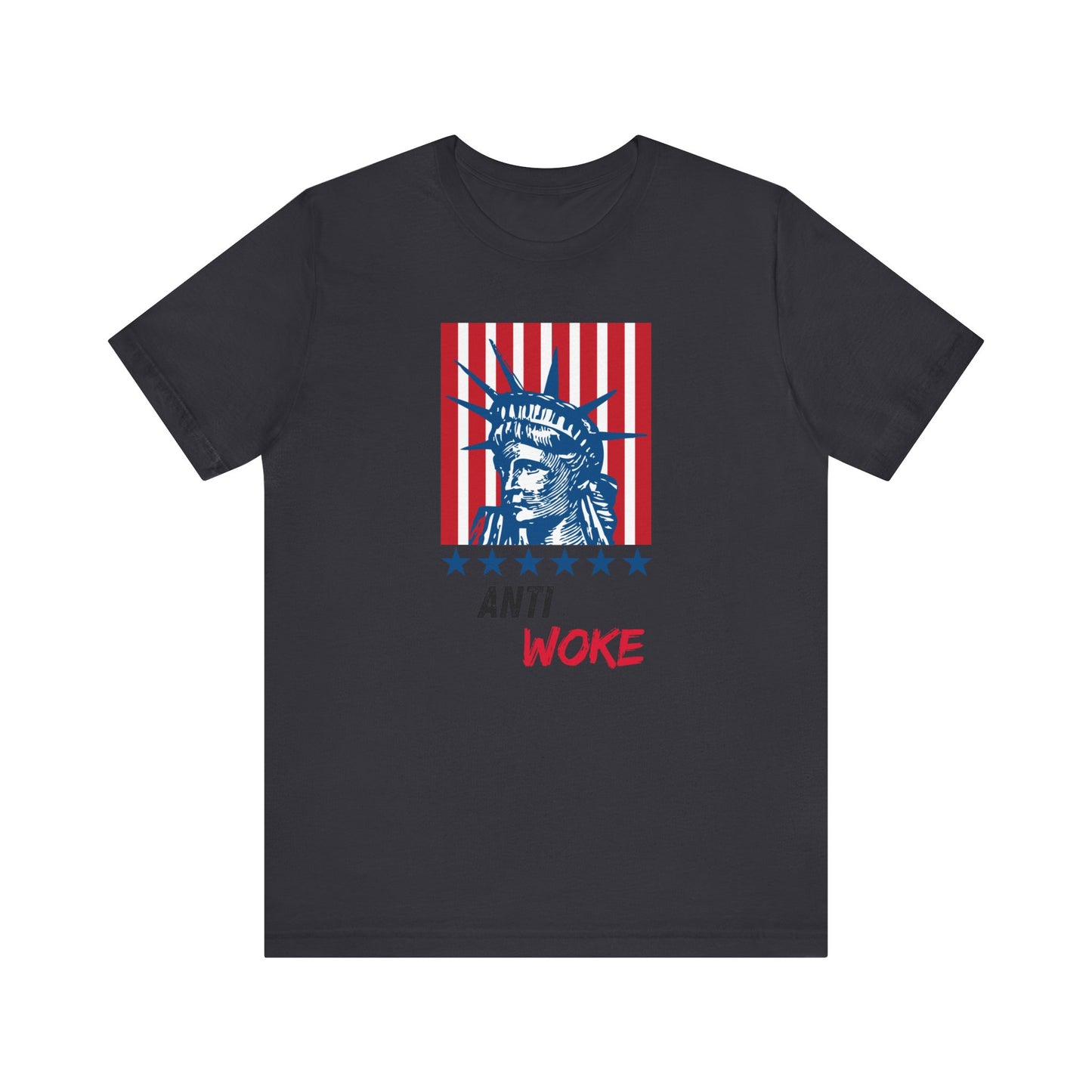 Anti-Woke Unisex Tee, Political Statement Graphic Shirt, Protest Apparel, Social Commentary Top, Activist Clothing, Controversial Design