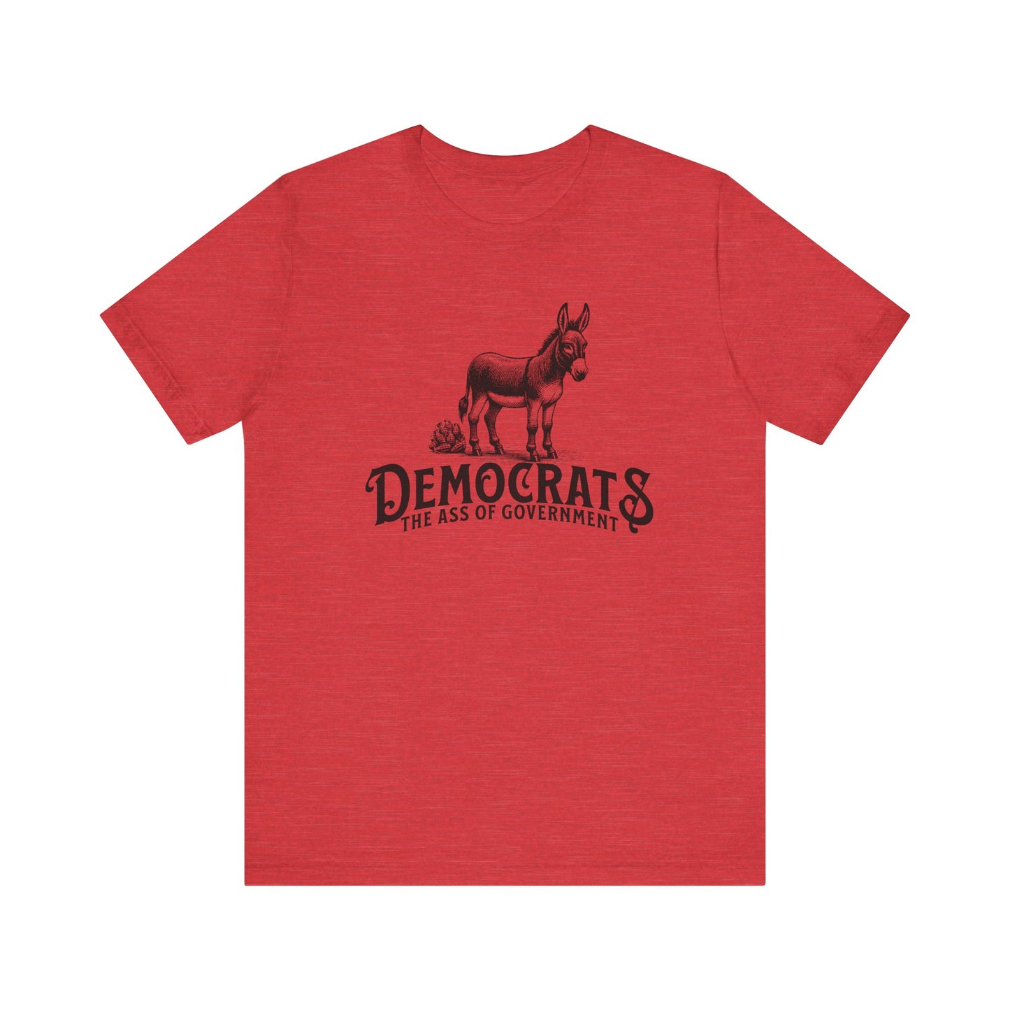 Political Democrat Tee, Liberal Party Shirt, Government Critique Top, Political Activist Clothing, Election Campaign Apparel