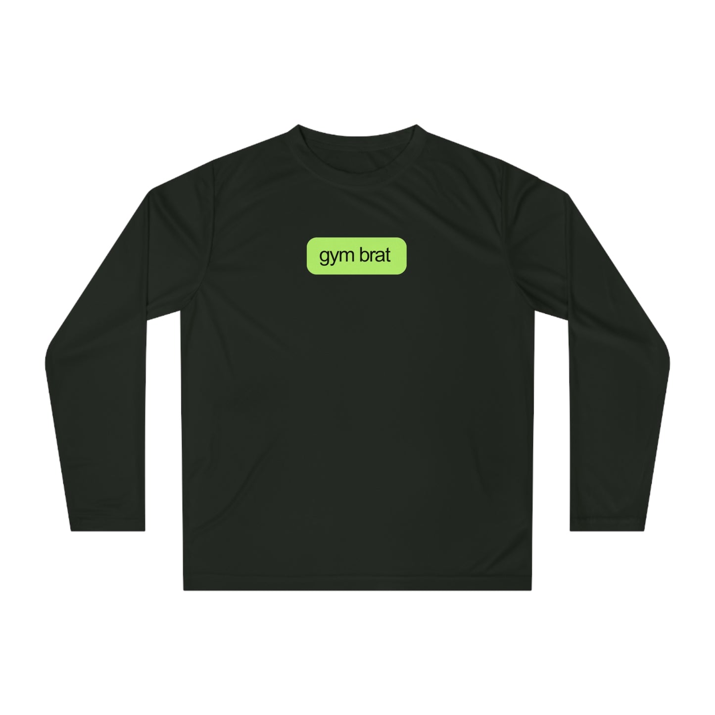 Gym Brat Performance Long Sleeve Shirt, Workout Tee for Fitness Lovers, Unisex Sportswear, Perfect for Gym and Casual Wear, Gift for