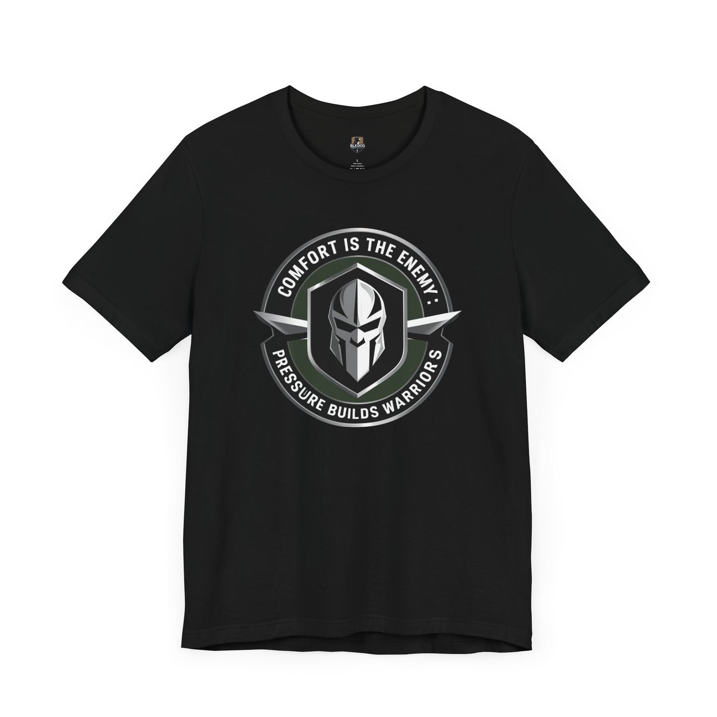 Motivational Unisex Tee - Comfort is the Enemy, Fitness Shirt, Workout Top, Gym Wear, Inspirational Clothing
