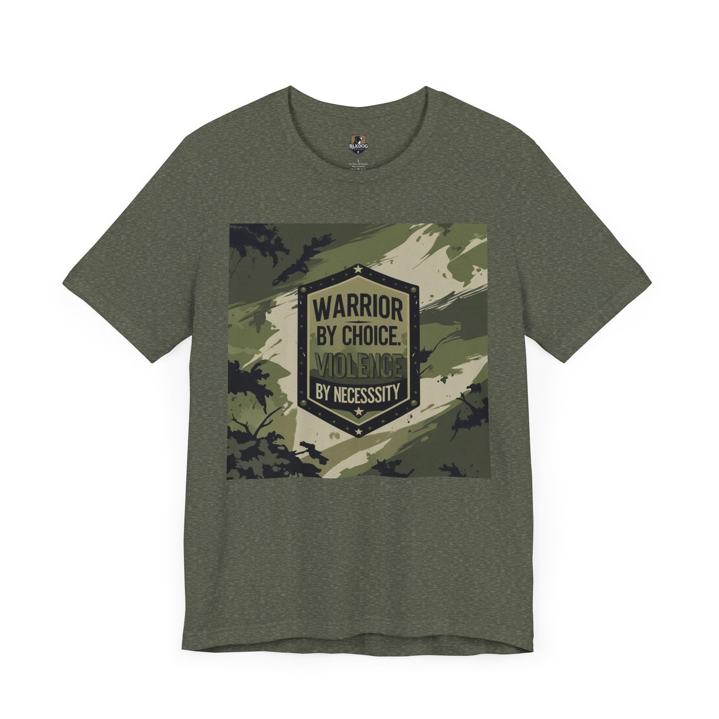 Warrior by Choice Unisex T-Shirt, Motivational Tee, Military-Inspired Apparel, Gift for Veterans, Casual Wear, Inspirational Clothing