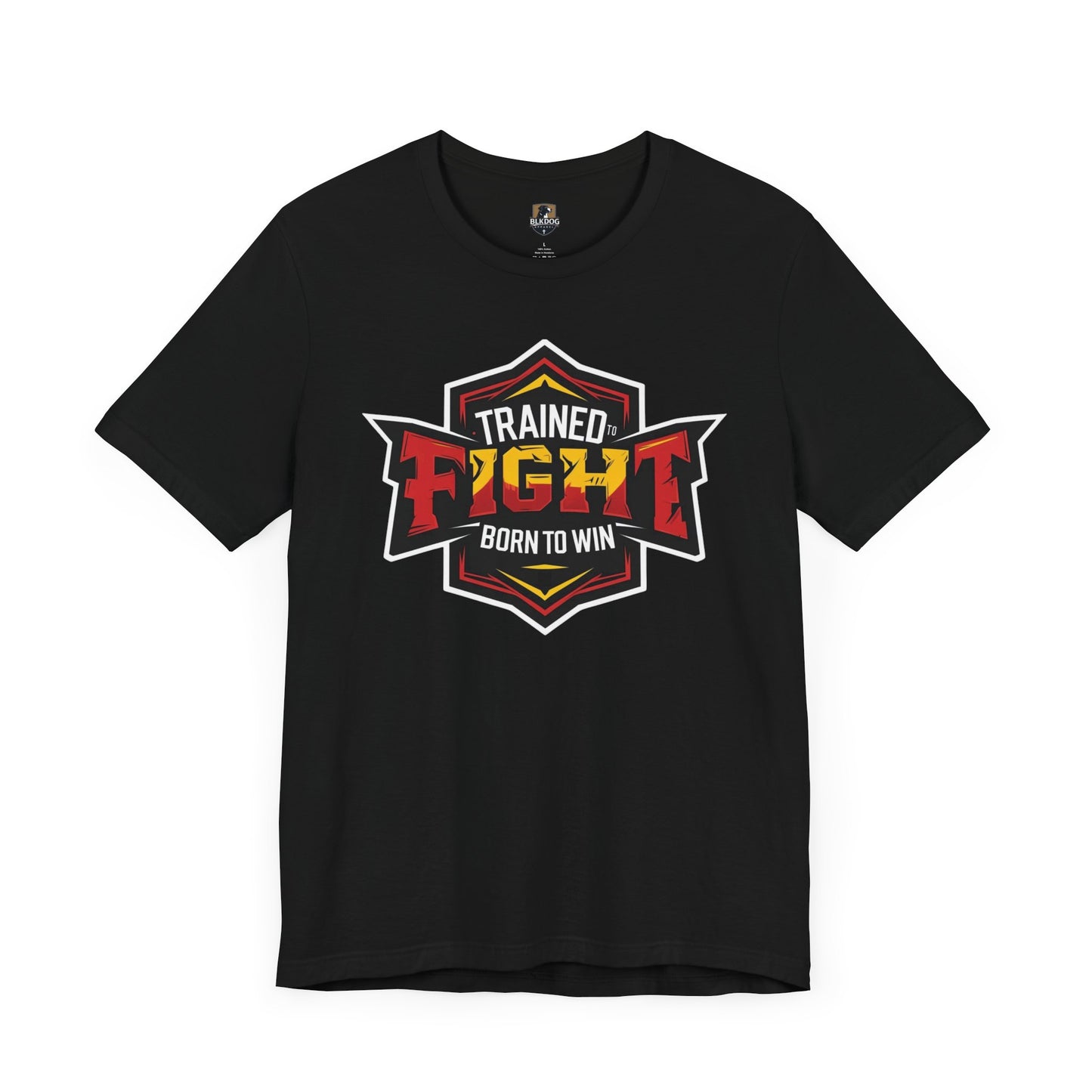 Trained to Fight...Born to Win Unisex Jersey Tee, Fitness Gift, Athletic Apparel, Training Top, Sportswear