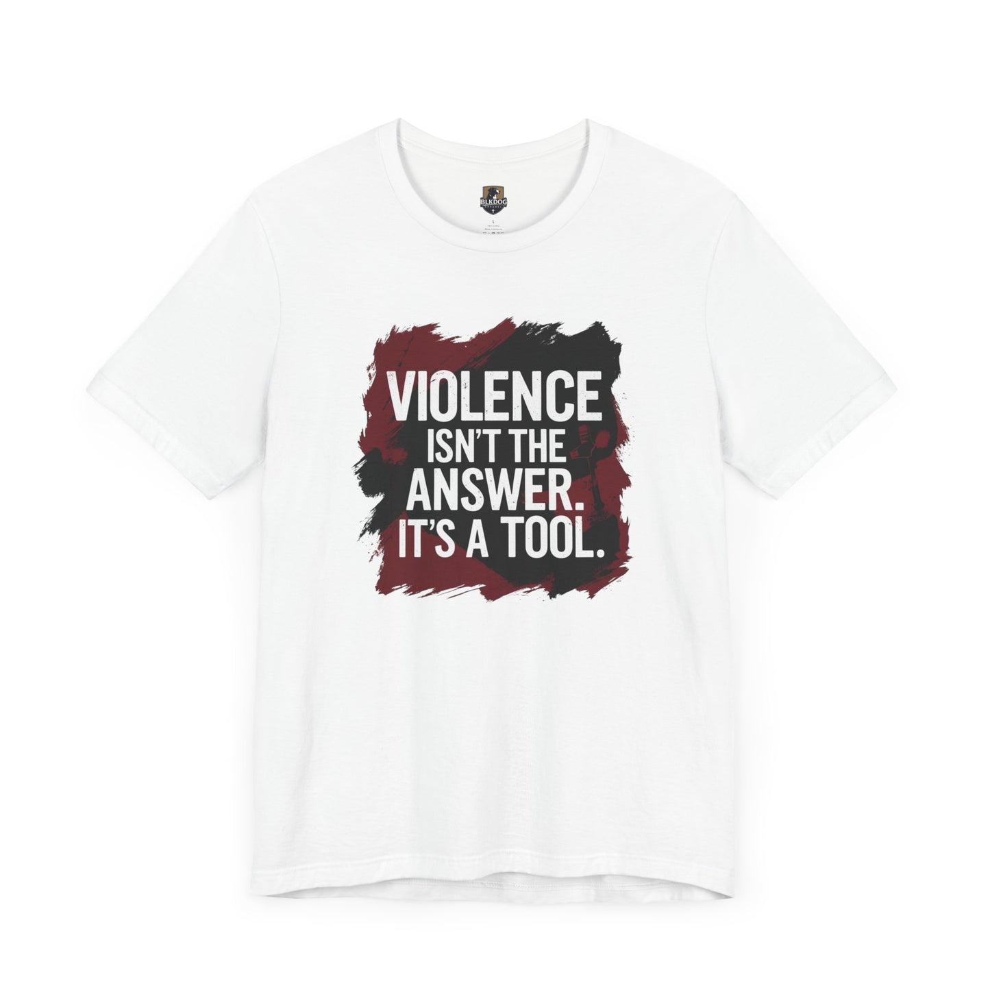 Bold Statement Tee Violence Isn't the Answer, Casual Wear, Gift for Activists, Social Justice Apparel