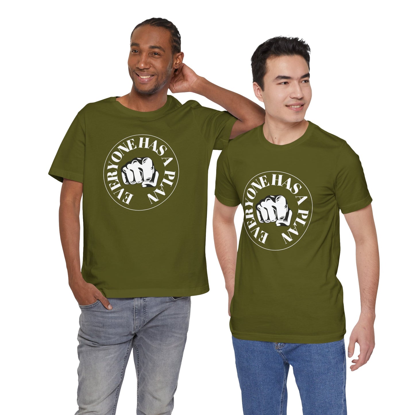 Everyone Has a Plan Until they Get Punched in the Face - Unisex Jersey Short Sleeve Tee