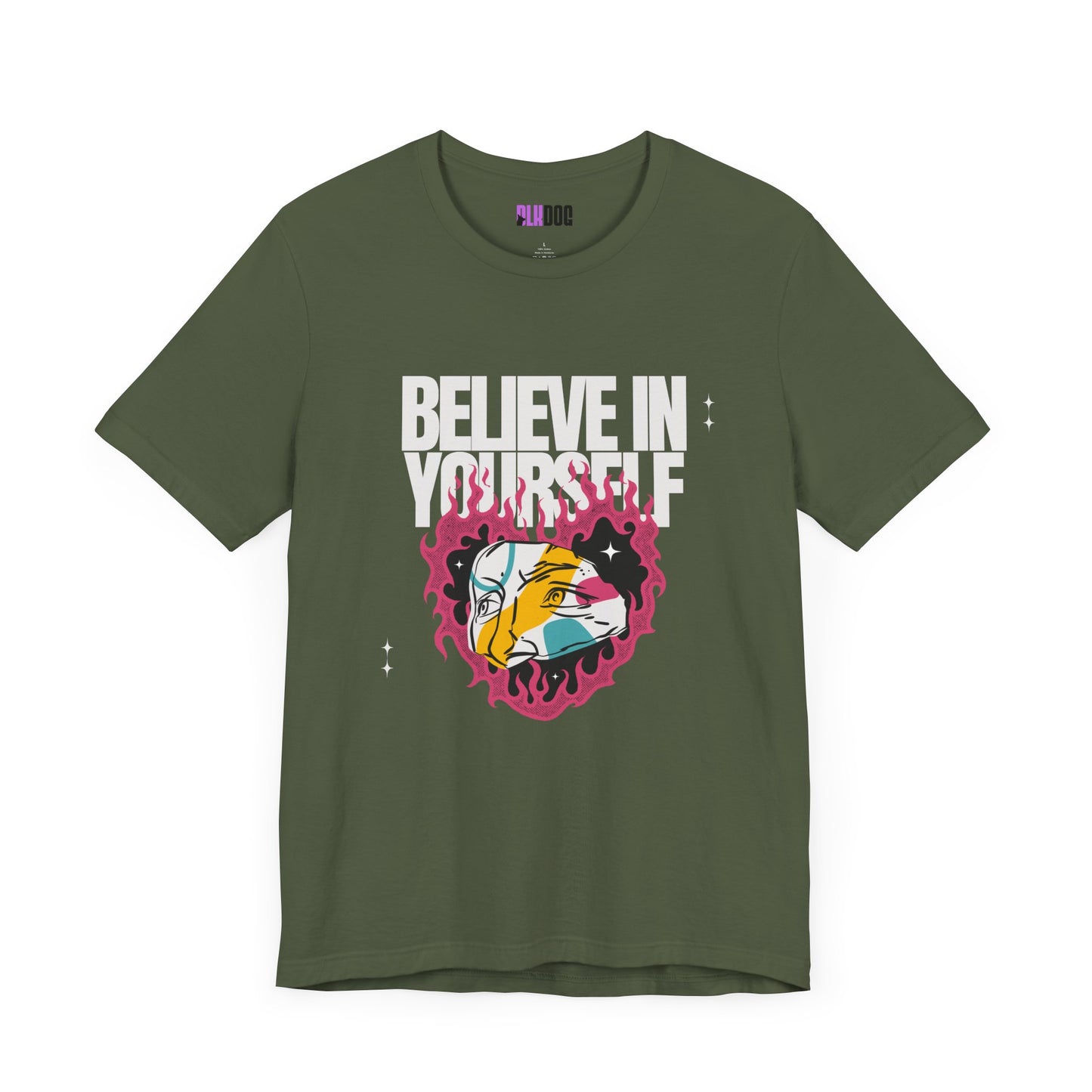 Believe in yourself T-Shirt, Inspirational tee, Motivational shirt, Empowering top, Positive vibes apparel, Self-confidence clothing