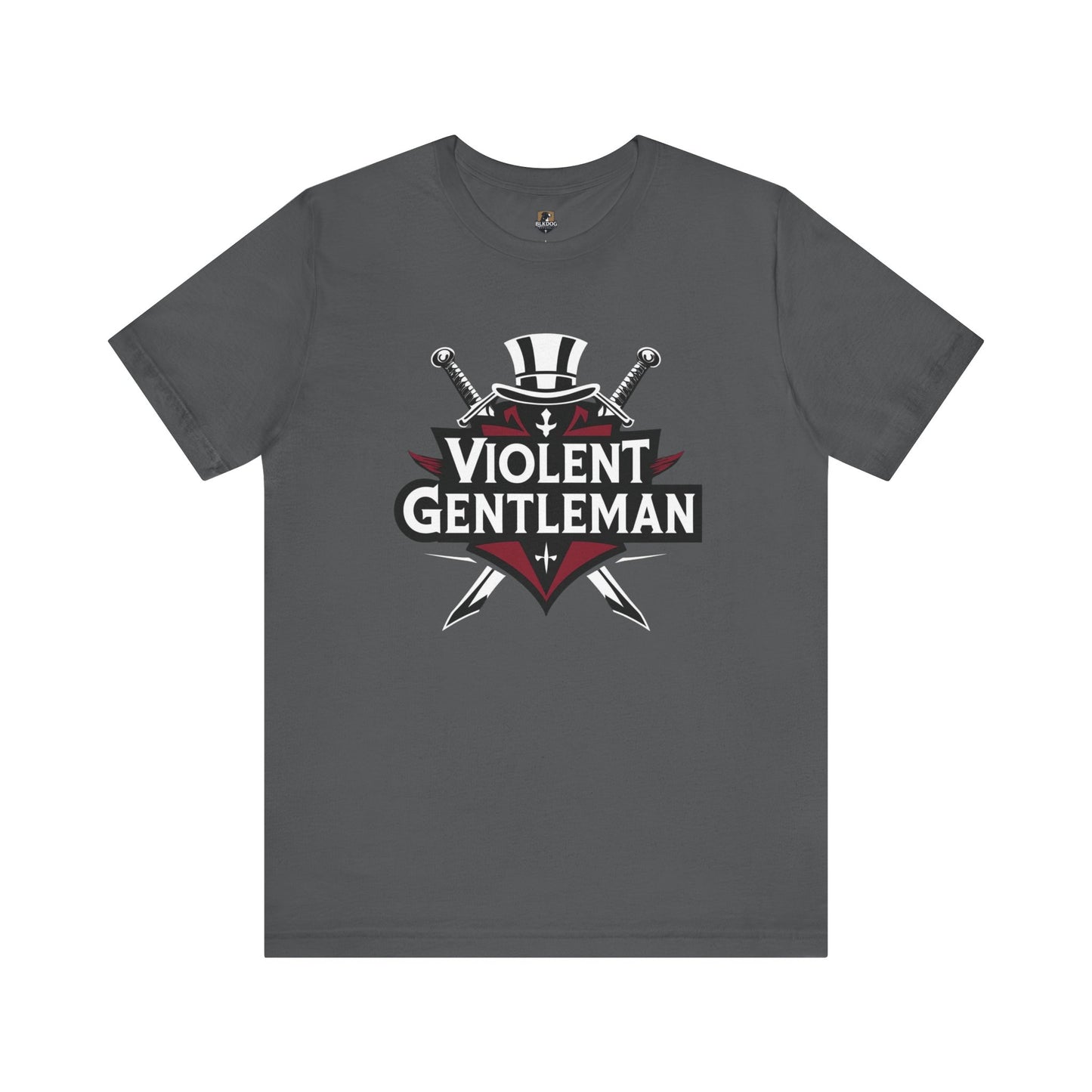 Violent Gentleman Tee, Casual Graphic Tee, Gift for Men, Streetwear Style, Birthday Gift, Cool Shirt