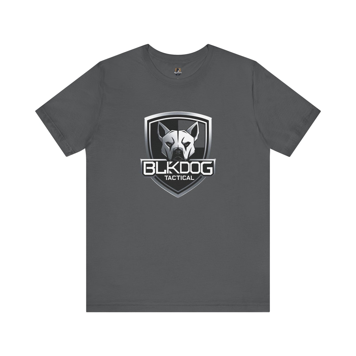 BLKDOG Tactical Unisex Jersey Tee, Graphic Tee, Casual Wear, Gift for Dog Lovers, Military Inspired, Everyday Comfort