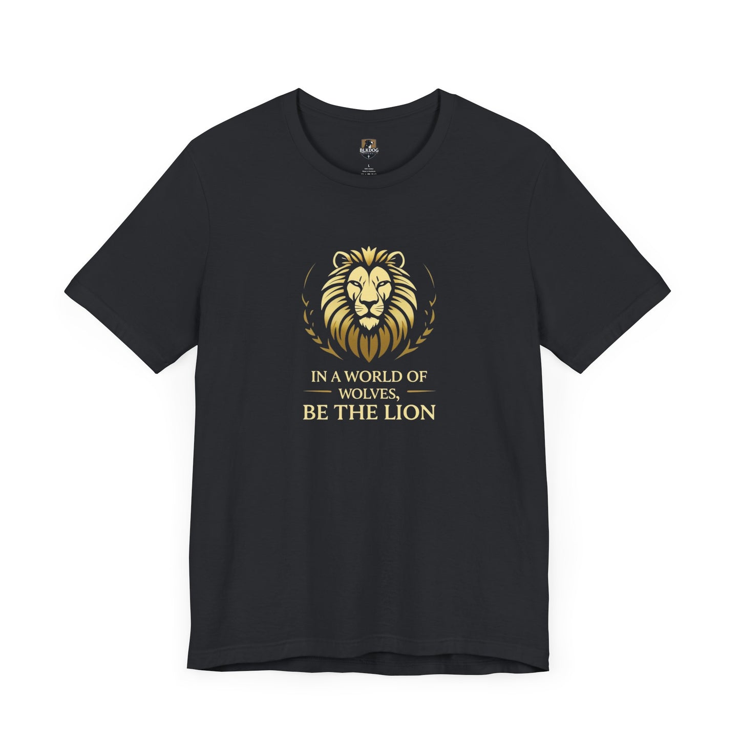 Bold Lion Graphic Tee - Inspiring Unisex T-Shirt for Animal Lovers, Motivational Gift, Casual Wear, Unique Statement Top, All Occasions