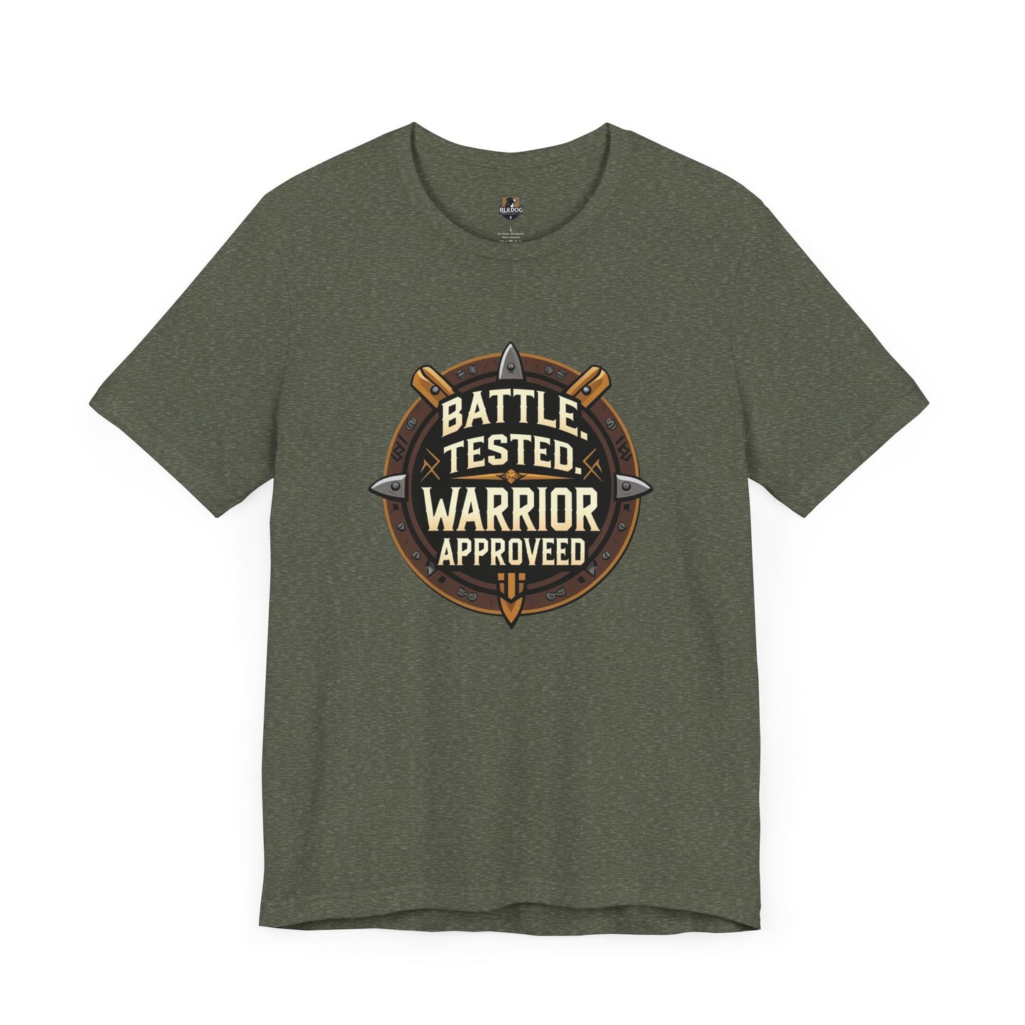 Battle Tested Warrior Approved Tee, Unisex T-Shirt, Gift for Warriors, Motivational Shirt, Fitness Apparel, Casual Wear