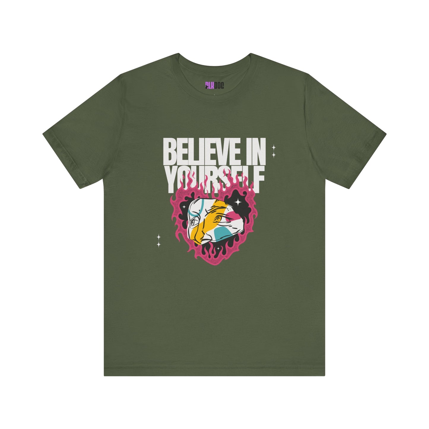 Believe in yourself T-Shirt, Inspirational tee, Motivational shirt, Empowering top, Positive vibes apparel, Self-confidence clothing