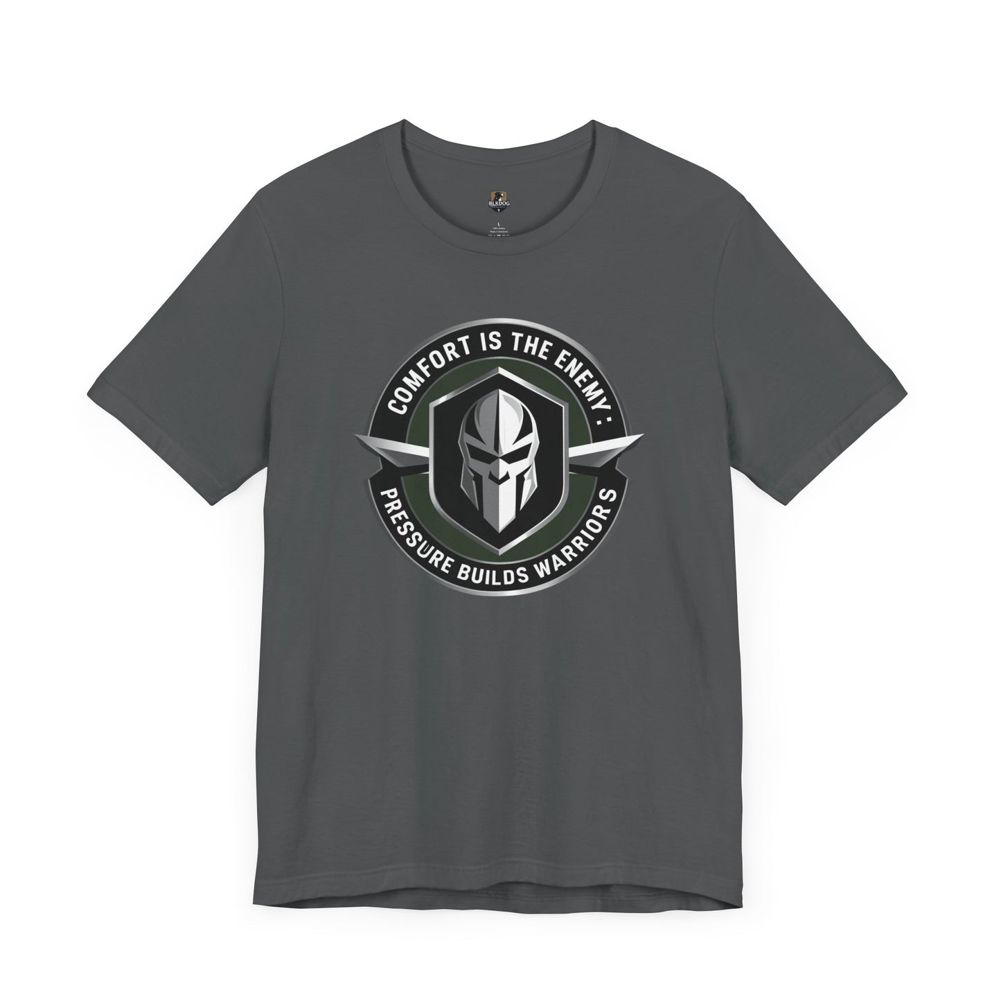 Motivational Unisex Tee - Comfort is the Enemy, Fitness Shirt, Workout Top, Gym Wear, Inspirational Clothing