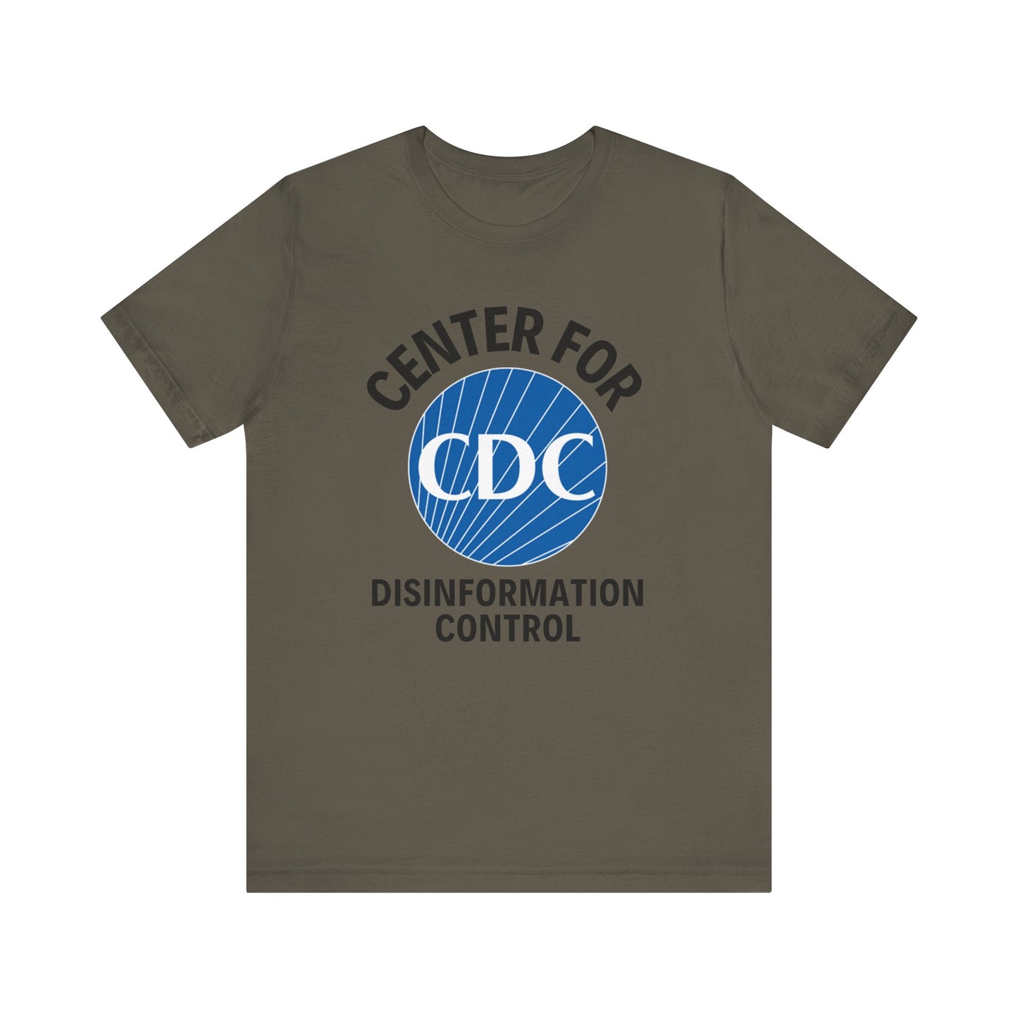 CDC - Center for Disinformation Control - Unisex Jersey Short Sleeve Tee