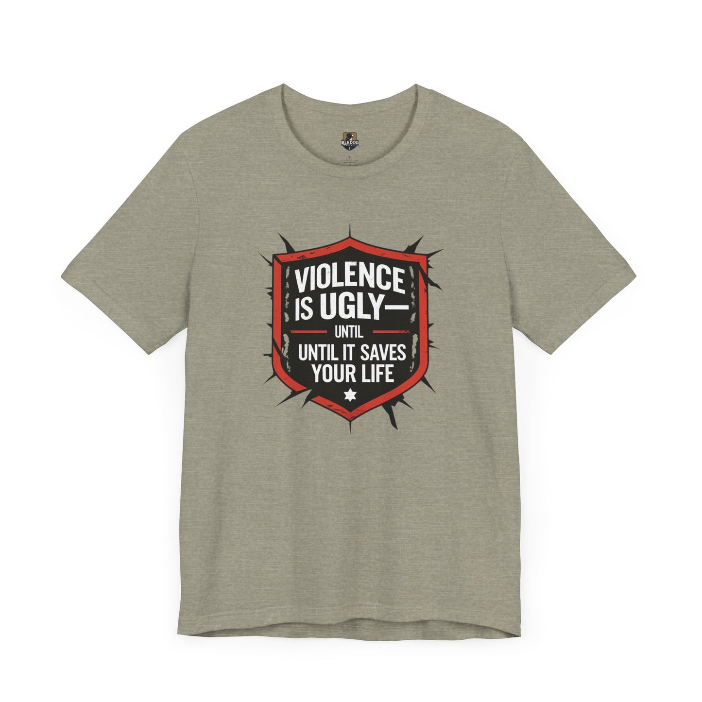 Violence is Ugly Tee, Unisex Graphic Tee, Awareness Shirt, Casual Everyday Wear, Gift for Activists, Motivational Apparel