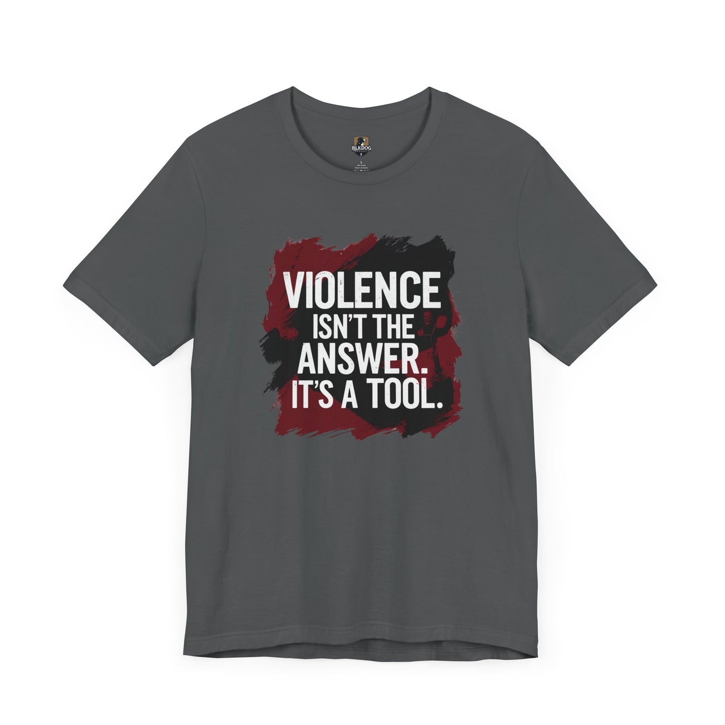 Bold Statement Tee Violence Isn't the Answer, Casual Wear, Gift for Activists, Social Justice Apparel