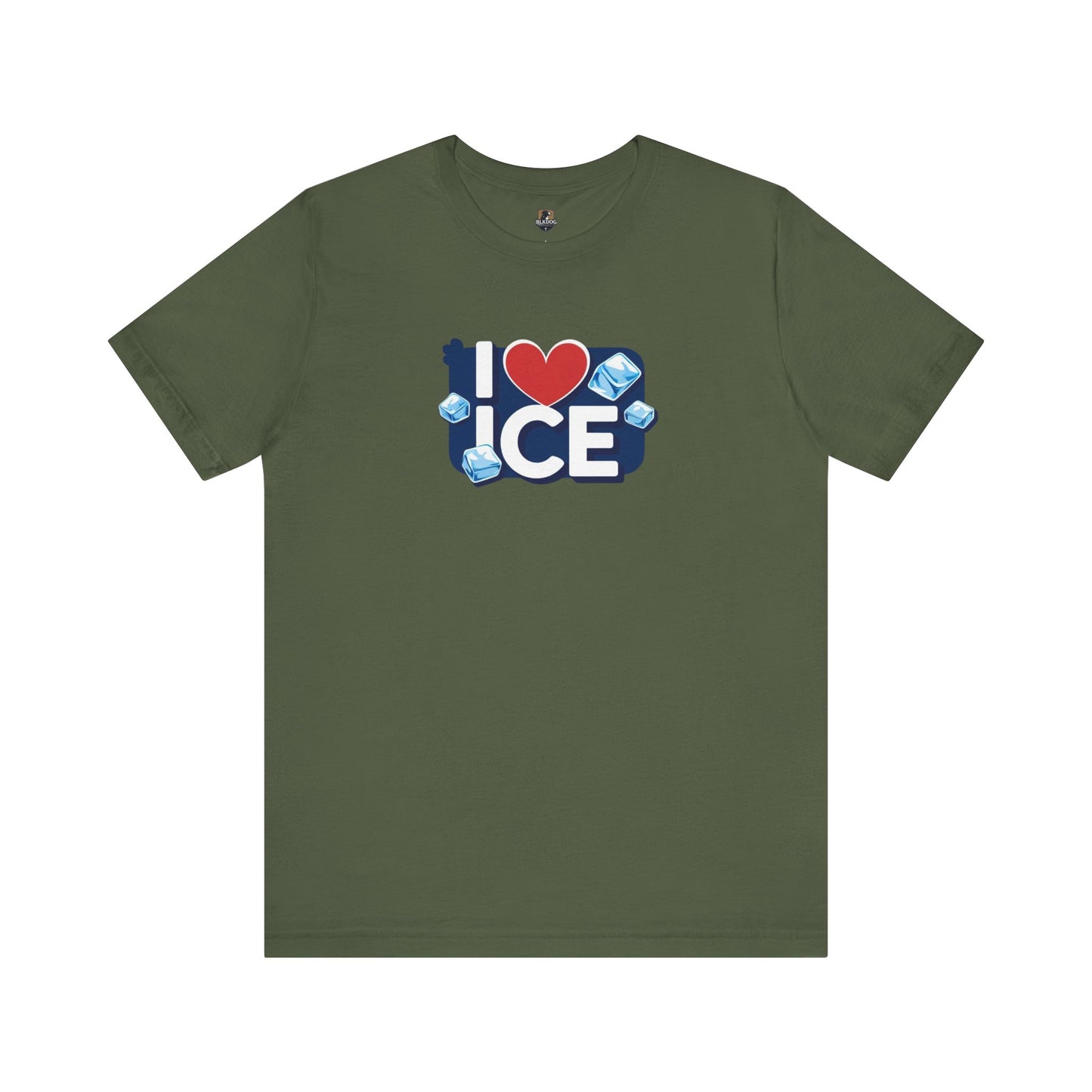 I Love Ice - Cool Unisex Jersey Tee, Fun Summer Casual Wear, Unique Gift for Ice Lovers, Cute Graphic T-Shirt, Festival Fashion