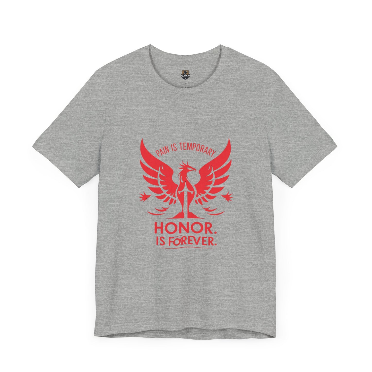 Honor is Never Forgotten Short Sleeve Tee, Unisex Casual Tee, Memorial Shirt, Gift for Veteran, Everyday Wear, Tribute Apparel