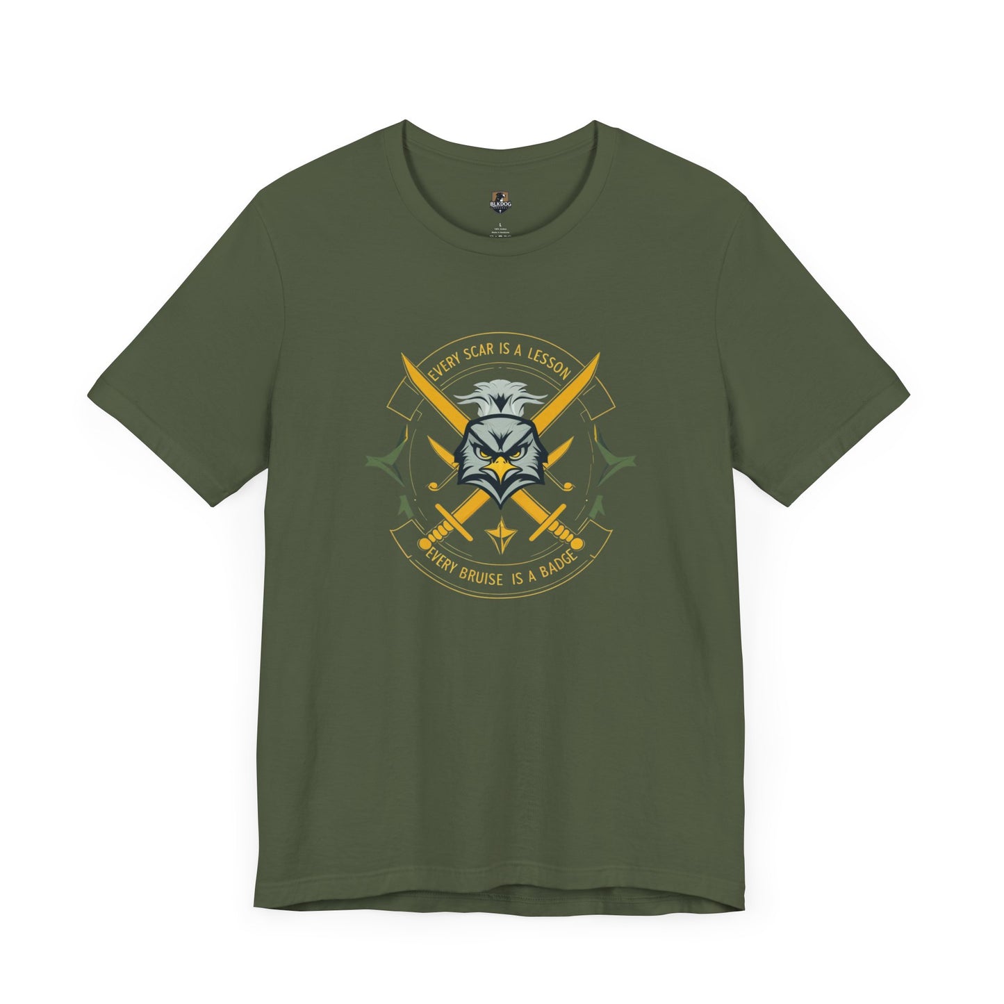 Warrior Spirit Unisex Tee, Motivational Shirt, Gift for Him/Her, Fitness Apparel, Birthday Celebration, Casual Wear
