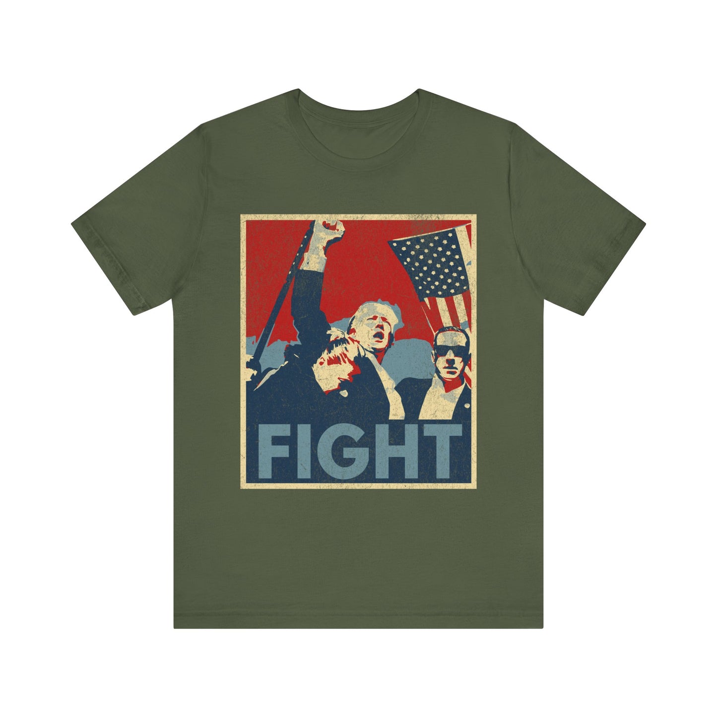 Trump24 - FIGHT - Unisex Jersey Short Sleeve Tee