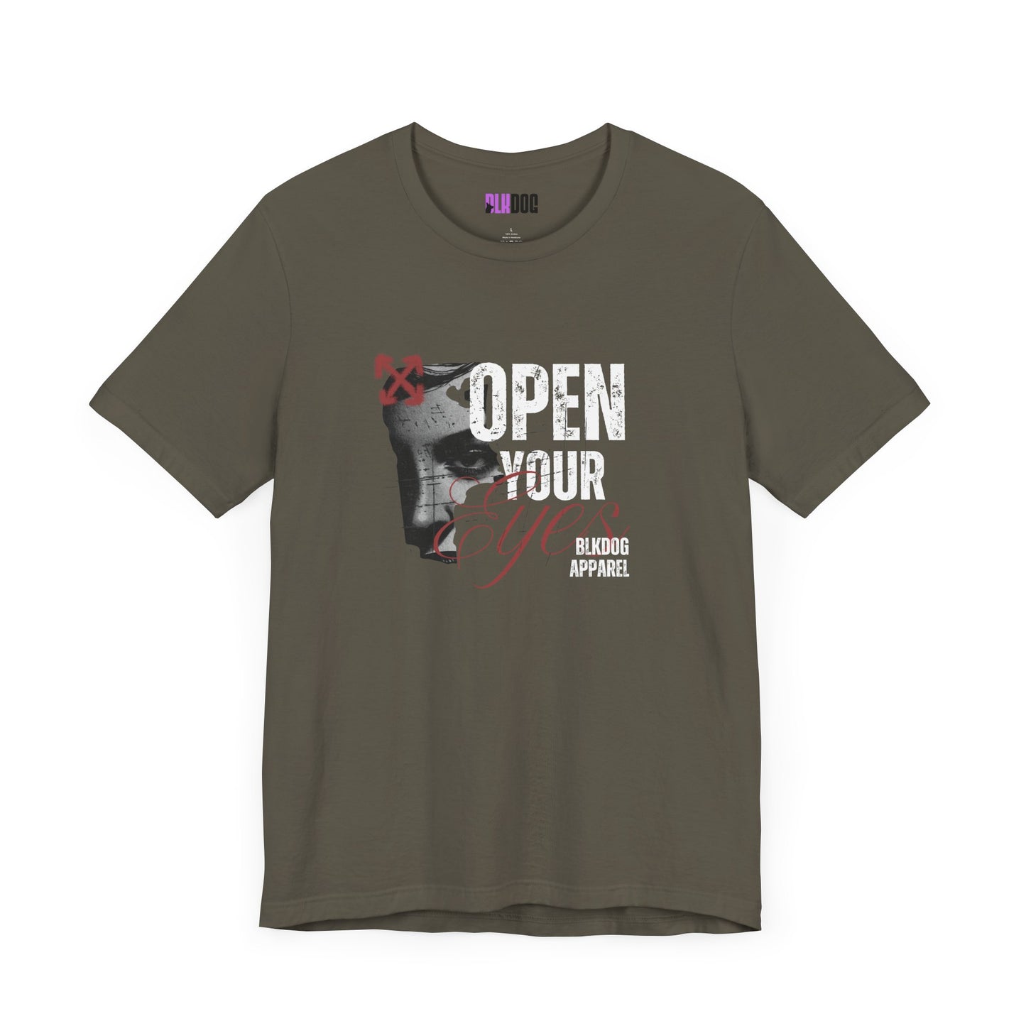 Open your Eyes. Make a statement - Unisex Jersey Short Sleeve Tee