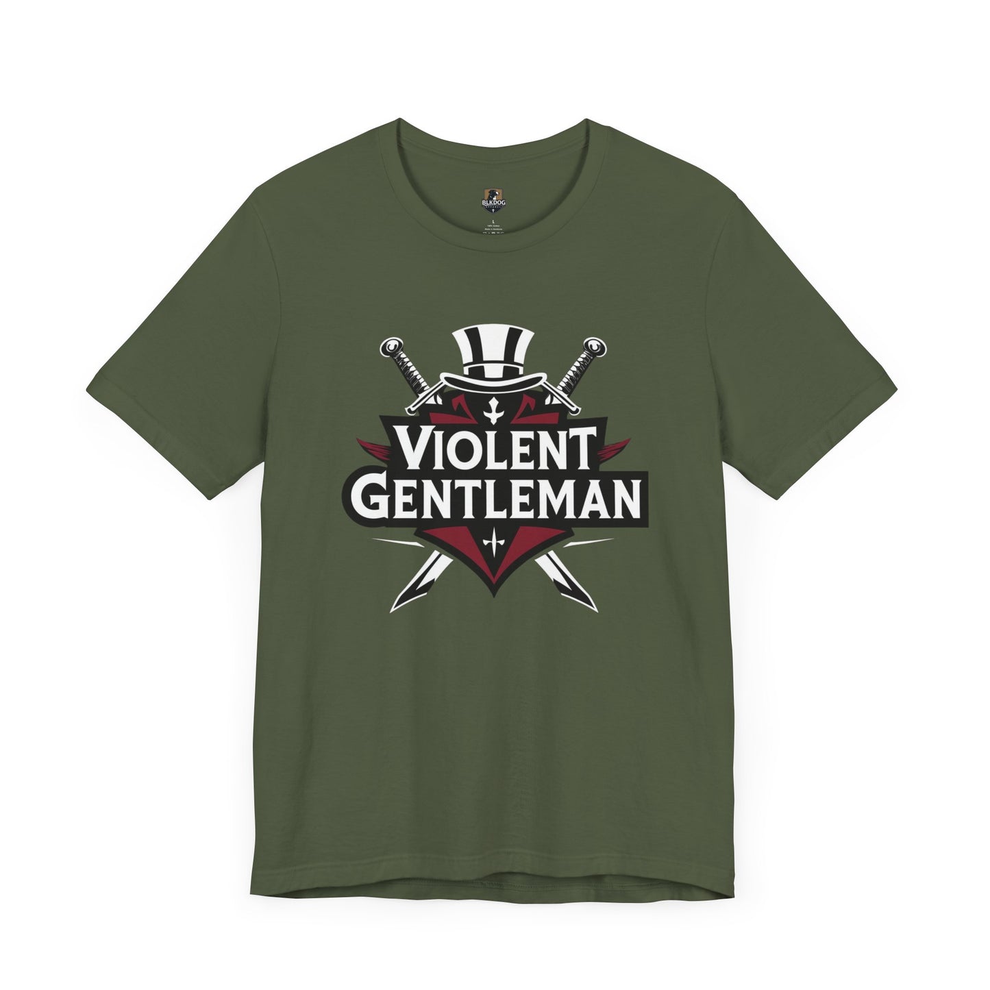 Violent Gentleman Tee, Casual Graphic Tee, Gift for Men, Streetwear Style, Birthday Gift, Cool Shirt