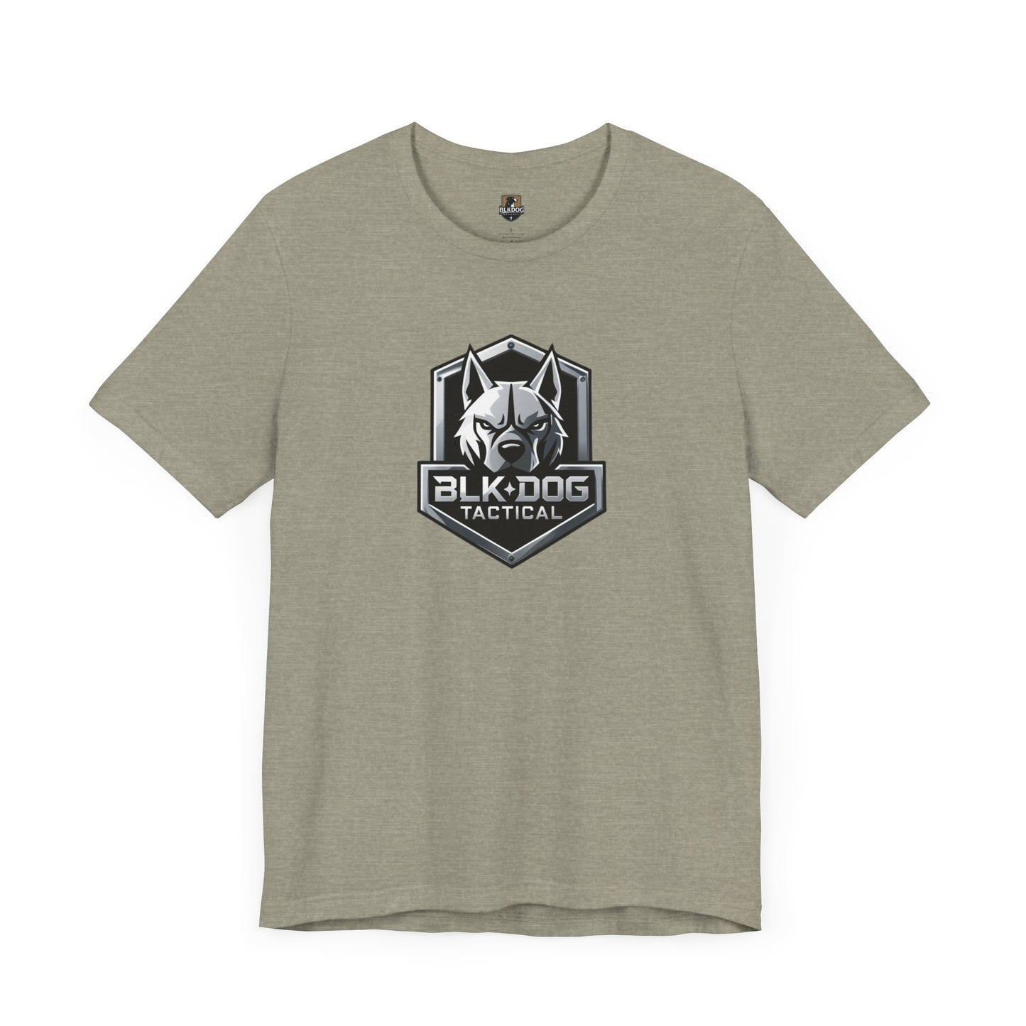 Tactical Graphic Tee - BLKDOG Tactical Design, Unisex Shirt for Dog Lovers, Gift for Pet Owners, Outdoor Adventure Wear, Casual Style