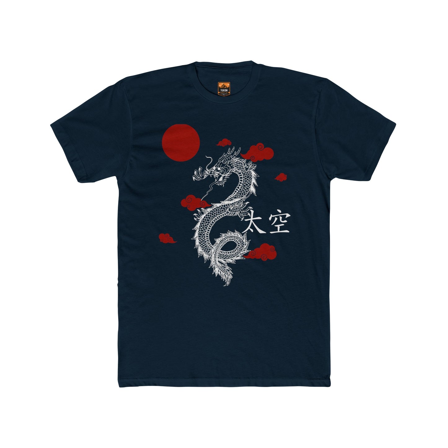 Japanese Dragon - Men's Cotton Crew Tee