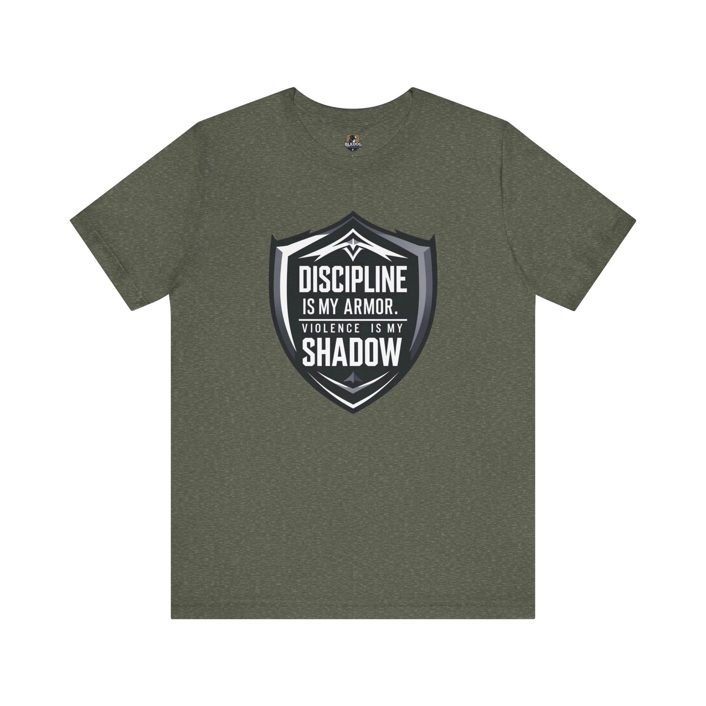 Discipline Is My Armor Unisex Tee, Motivational T-Shirt for Fitness Lovers, Inspirational Gift, Sportswear, Casual Wear