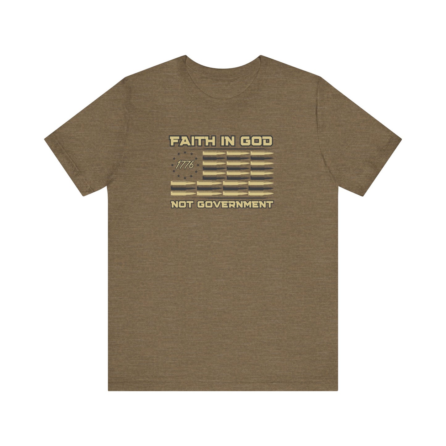 Religious Christian Faith Unisex Tee Shirt, Trust In God, Men Women Clothing Inspirational Gift, Church Christian Apparel, Political