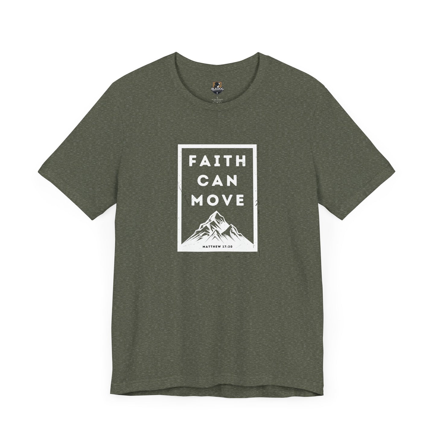 Faith Can Move Mountains T-Shirt, Christian Shirt, Inspirational Tee, Religious Gift, Unisex Graphic Top