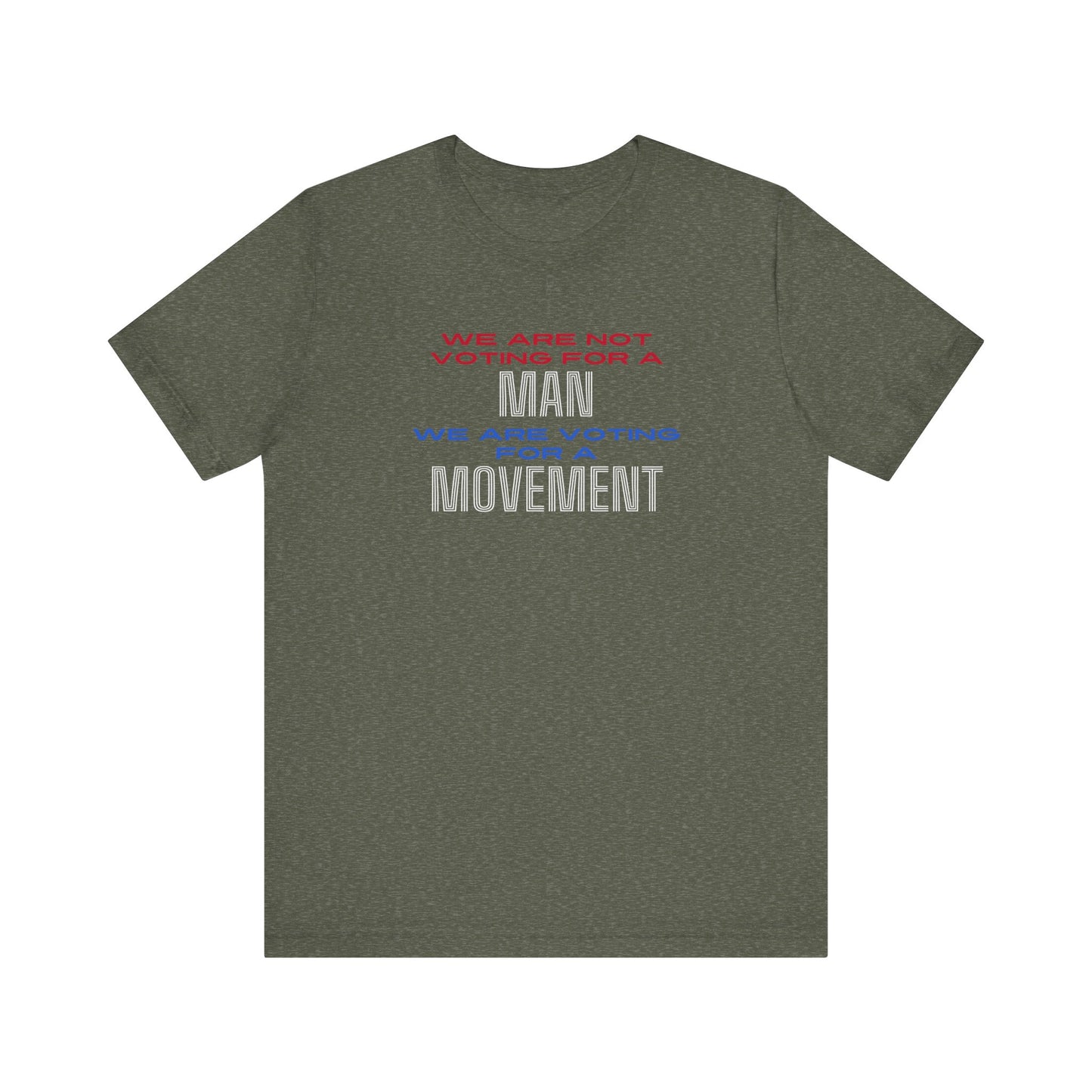 Vote for a Movement Unisex Tee, Political Voting Shirt, Men's and Women's Activist Tshirt, Election 2024 Apparel, Voting Rights Tee