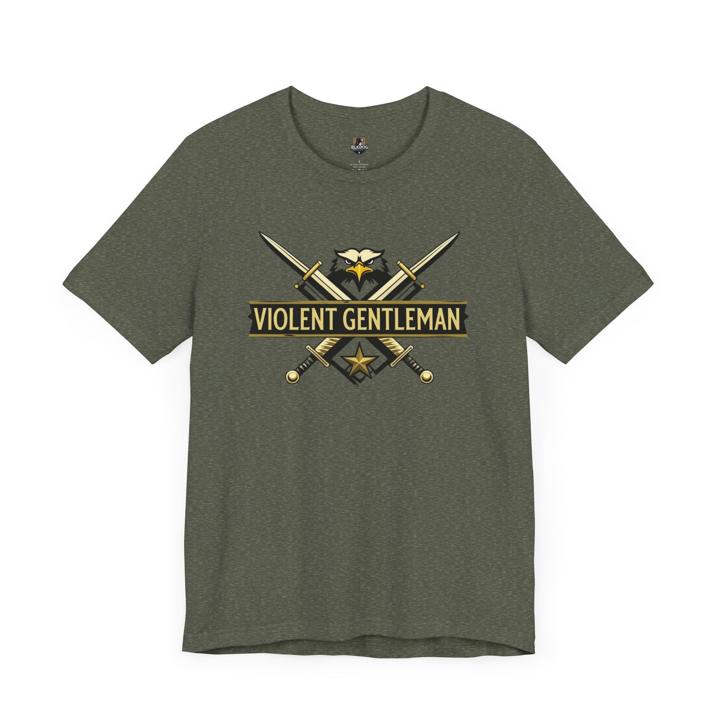 Violent Gentleman Tee, Unisex Jersey Shirt, Classic Casual Wear, Perfect Gift for Him, Graphic Tee for All Occasions