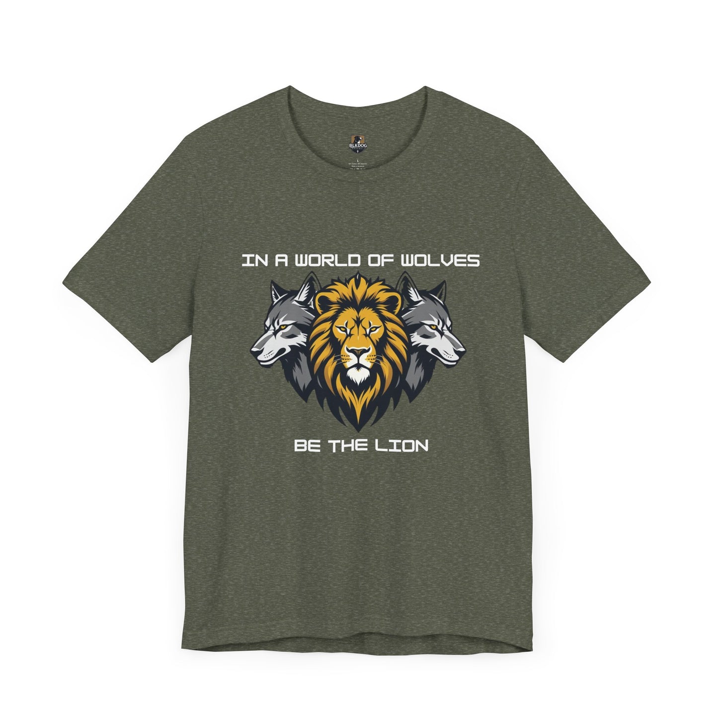 Lion Spirit Unisex Tee | Be The Lion | Motivational T-Shirt, Inspirational Shirt, Gift for Animal Lovers, Empowerment Wear, Birthday Gift
