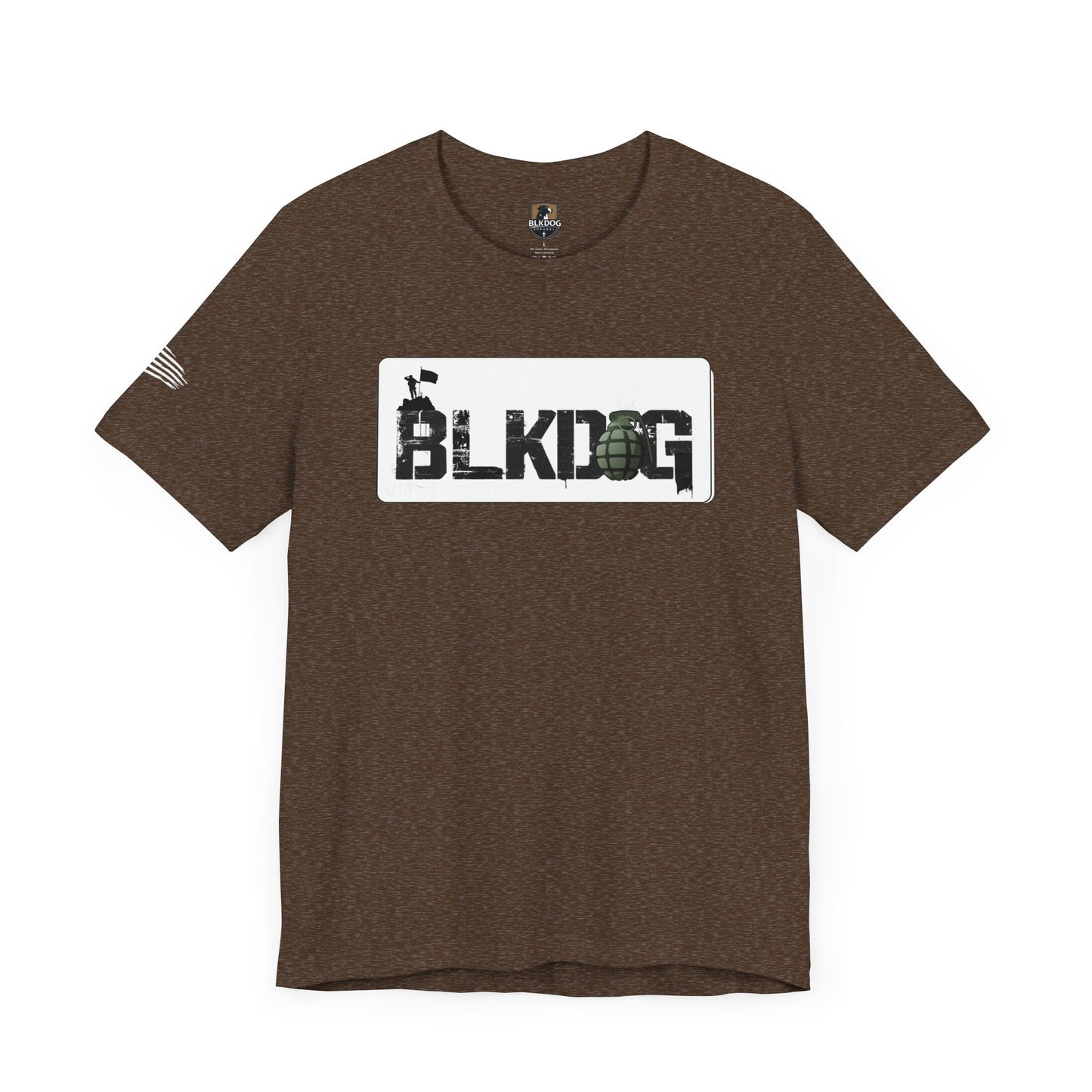 BLKDOG Graphic Unisex Short Sleeve Tee - Military Style Tee