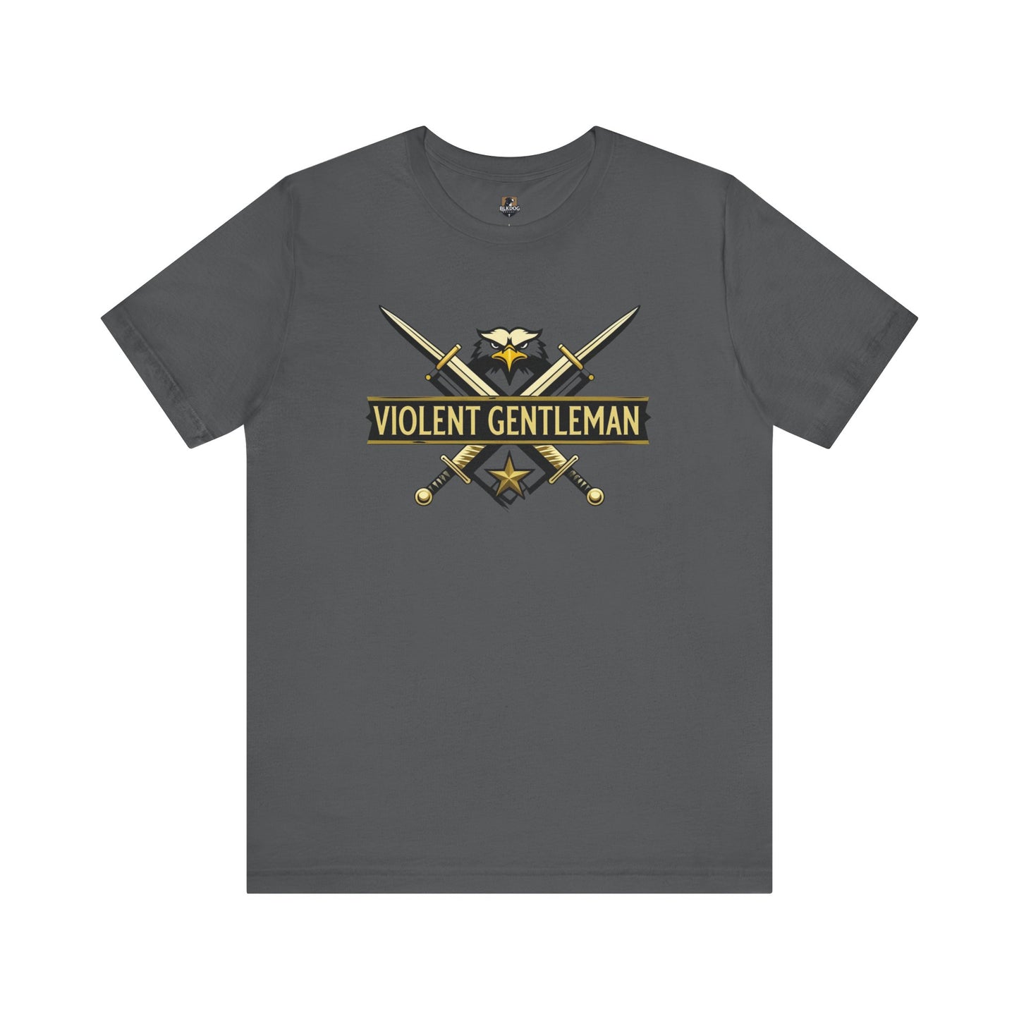 Violent Gentleman Tee, Unisex Jersey Shirt, Classic Casual Wear, Perfect Gift for Him, Graphic Tee for All Occasions