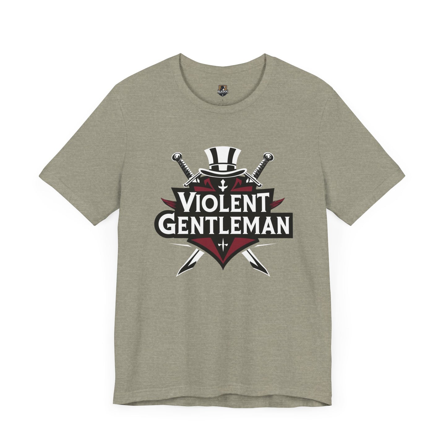 Violent Gentleman Tee, Casual Graphic Tee, Gift for Men, Streetwear Style, Birthday Gift, Cool Shirt