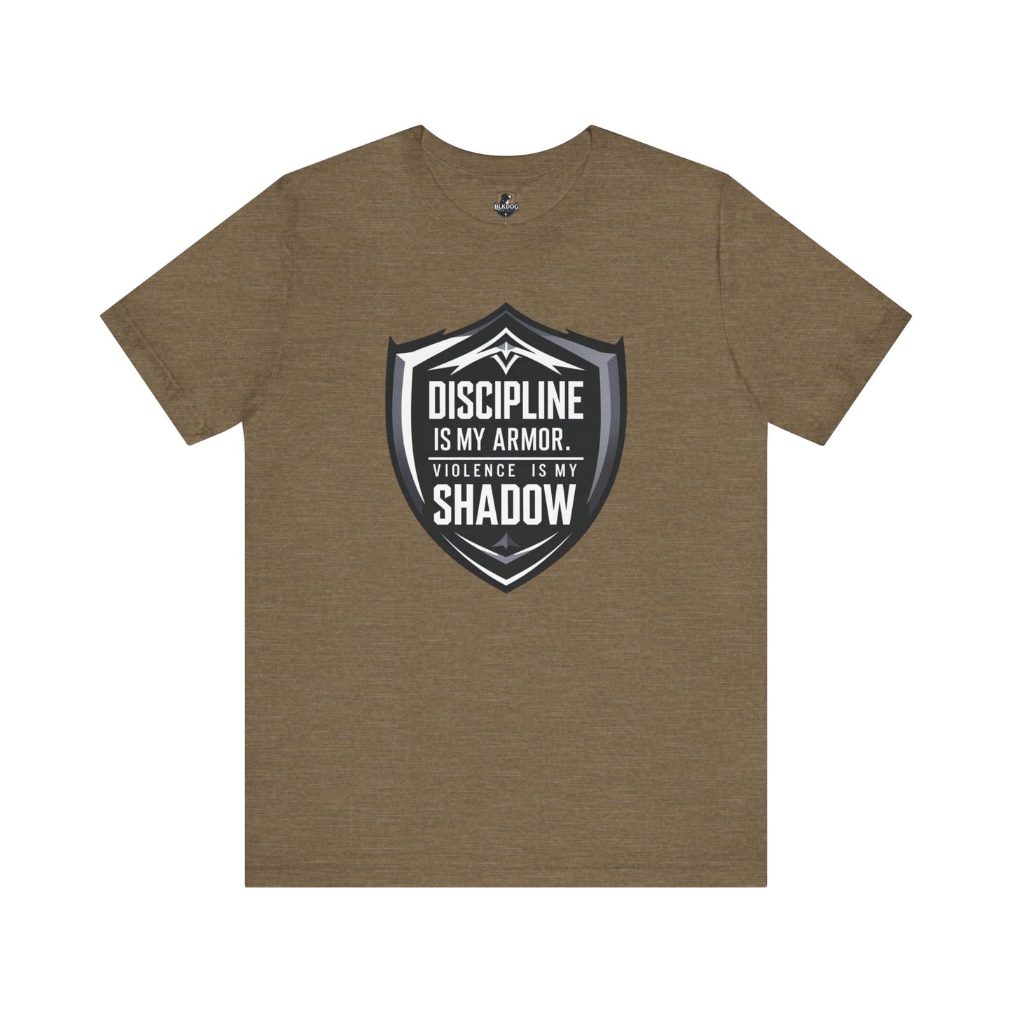 Discipline Is My Armor Unisex Tee, Motivational T-Shirt for Fitness Lovers, Inspirational Gift, Sportswear, Casual Wear