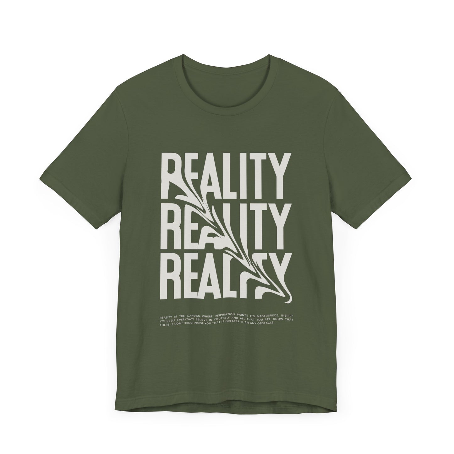 Skewed Reality Unisex Tee, Graphic T-Shirt, Abstract Design, Black and White Shirt, Unique Gift