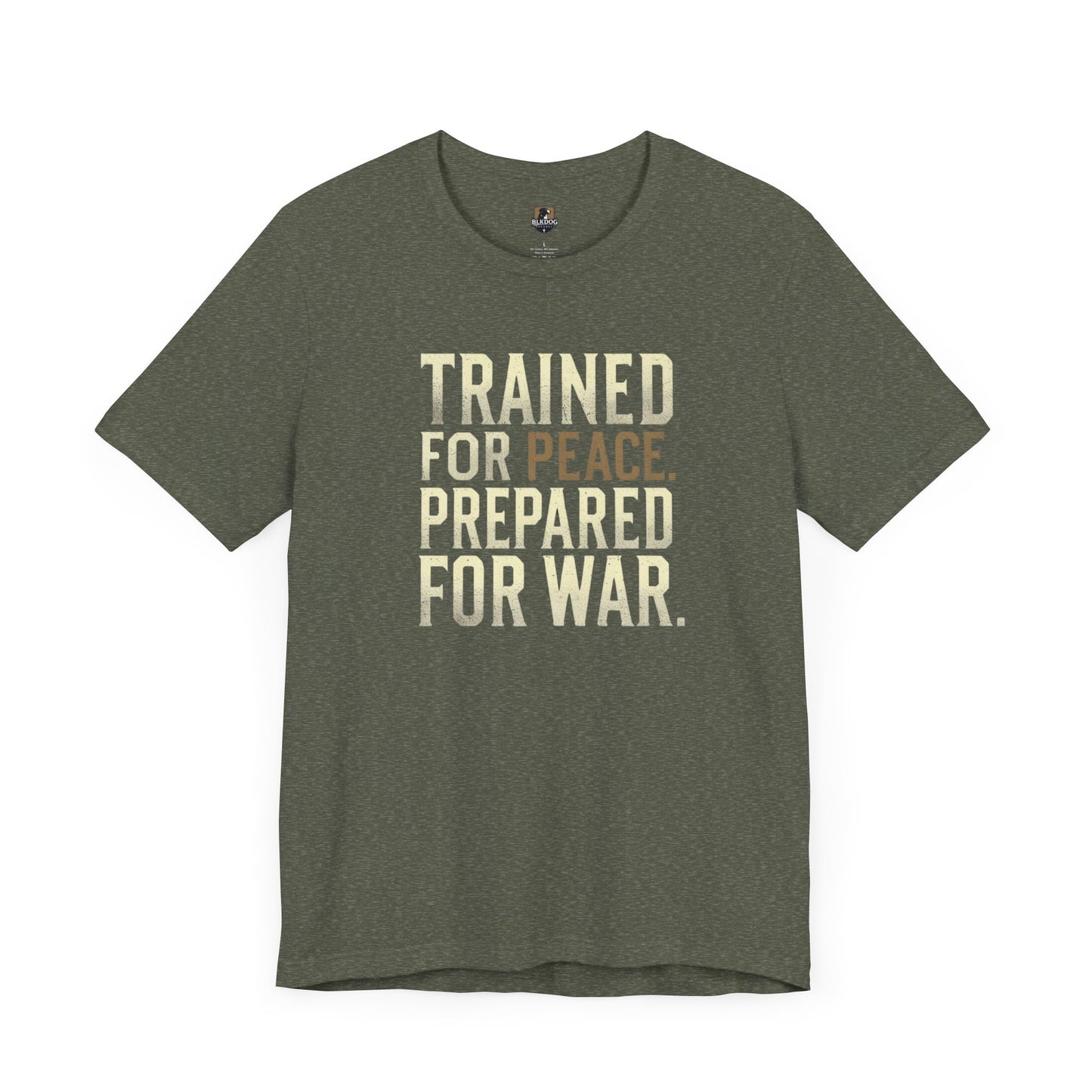 Peace and War Statement Tee - Unisex Jersey Short Sleeve Shirt, Gift for Activists, Casual Wear, Motivational Apparel, Thought-Provoking Tee
