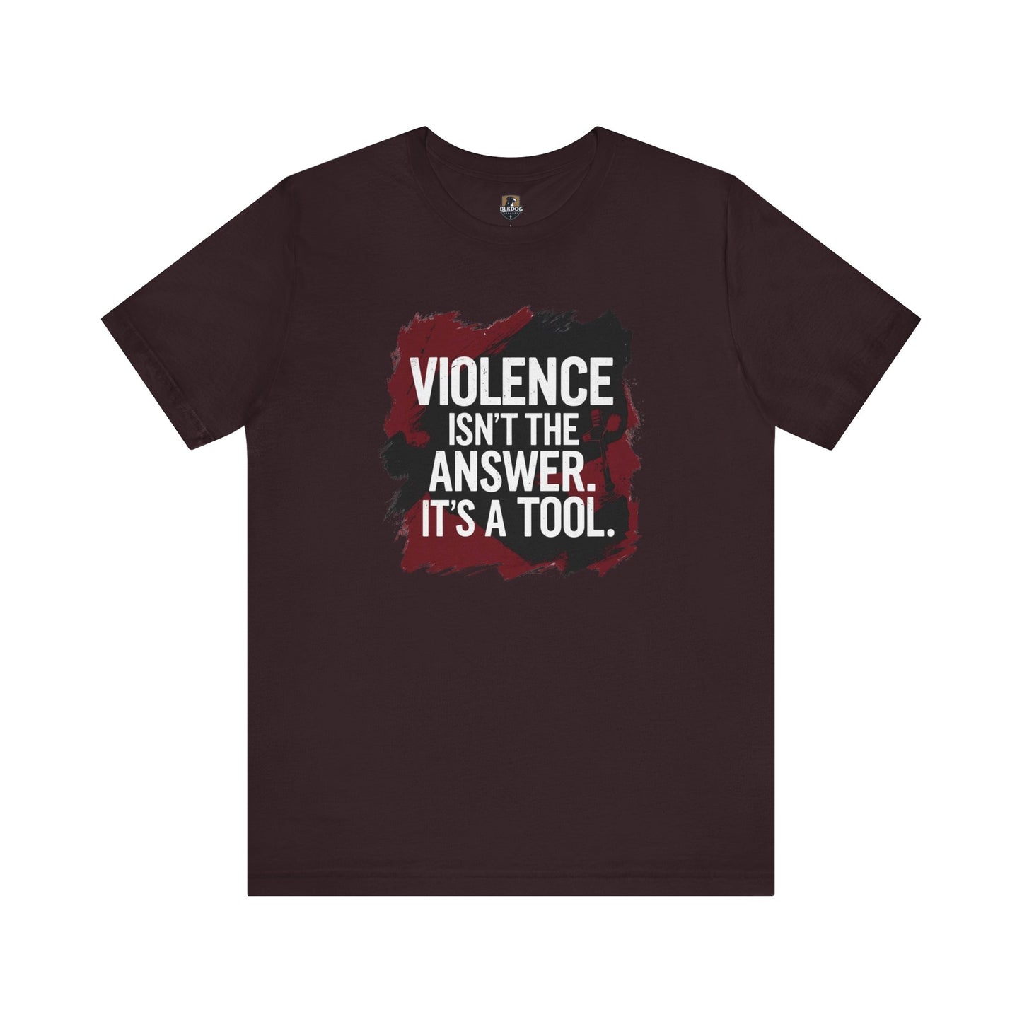 Bold Statement Tee Violence Isn't the Answer, Casual Wear, Gift for Activists, Social Justice Apparel