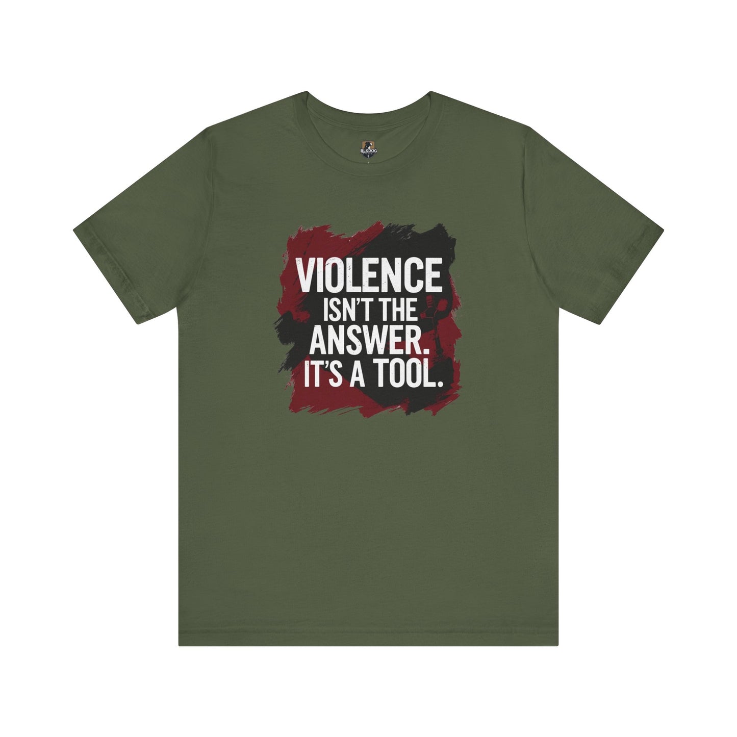 Bold Statement Tee Violence Isn't the Answer, Casual Wear, Gift for Activists, Social Justice Apparel