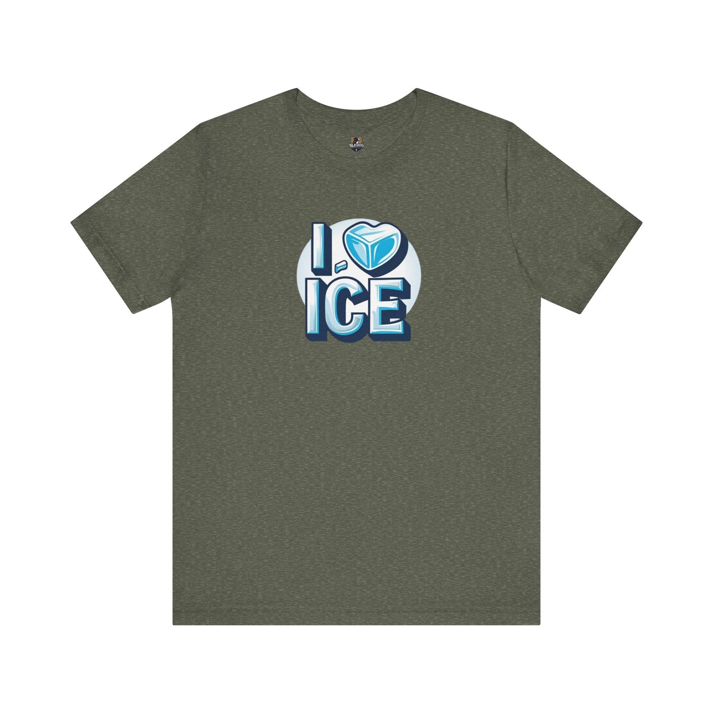 I Love Ice Unisex Short Sleeve Tee, Cute T-Shirt for Ice Cream Lovers, Summer Fashion, Gift for Friends, Ice Cream Party Attire