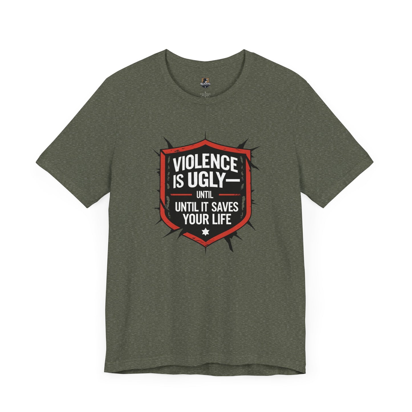 Violence is Ugly Tee, Unisex Graphic Tee, Awareness Shirt, Casual Everyday Wear, Gift for Activists, Motivational Apparel