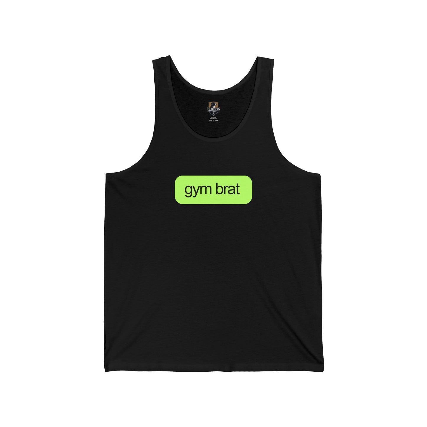 Gym Brat Unisex Jersey Tank Top - Perfect for Workout, Gym Wear, Fitness Enthusiasts - Summer Essentials, Activewear, Gift for Him/Her