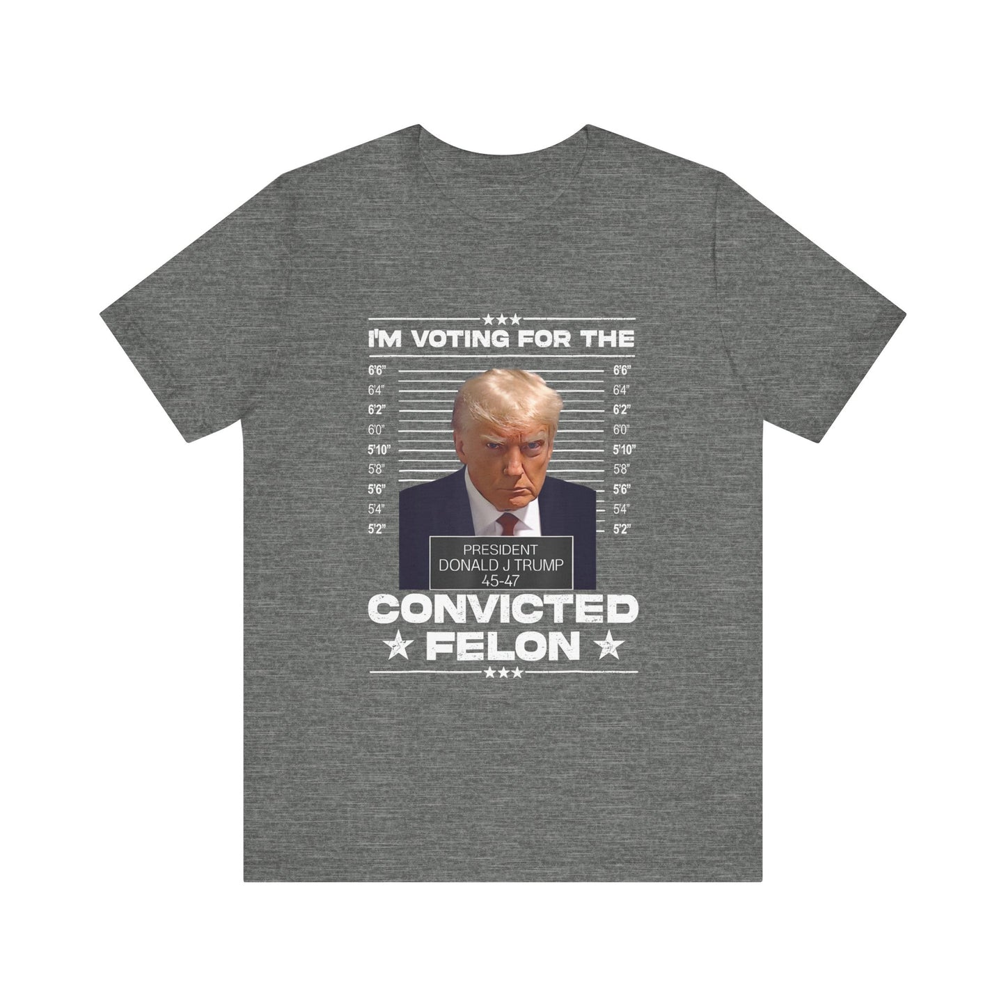 Trump - I'm Voting for the Convicted Felon - Trump24 - Unisex Jersey Short Sleeve Tee