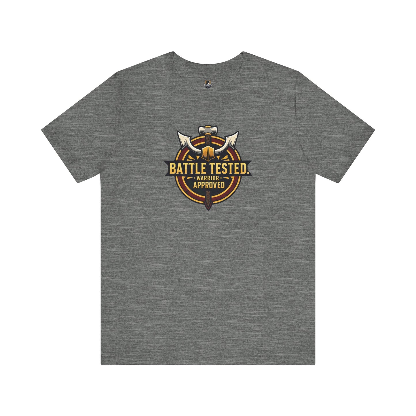 Battle Tested...Warrior Approved Unisex Jersey Tee, Graphic Tee, Casual Wear, Gifts for Him, Birthday Shirt, Warrior Apparel