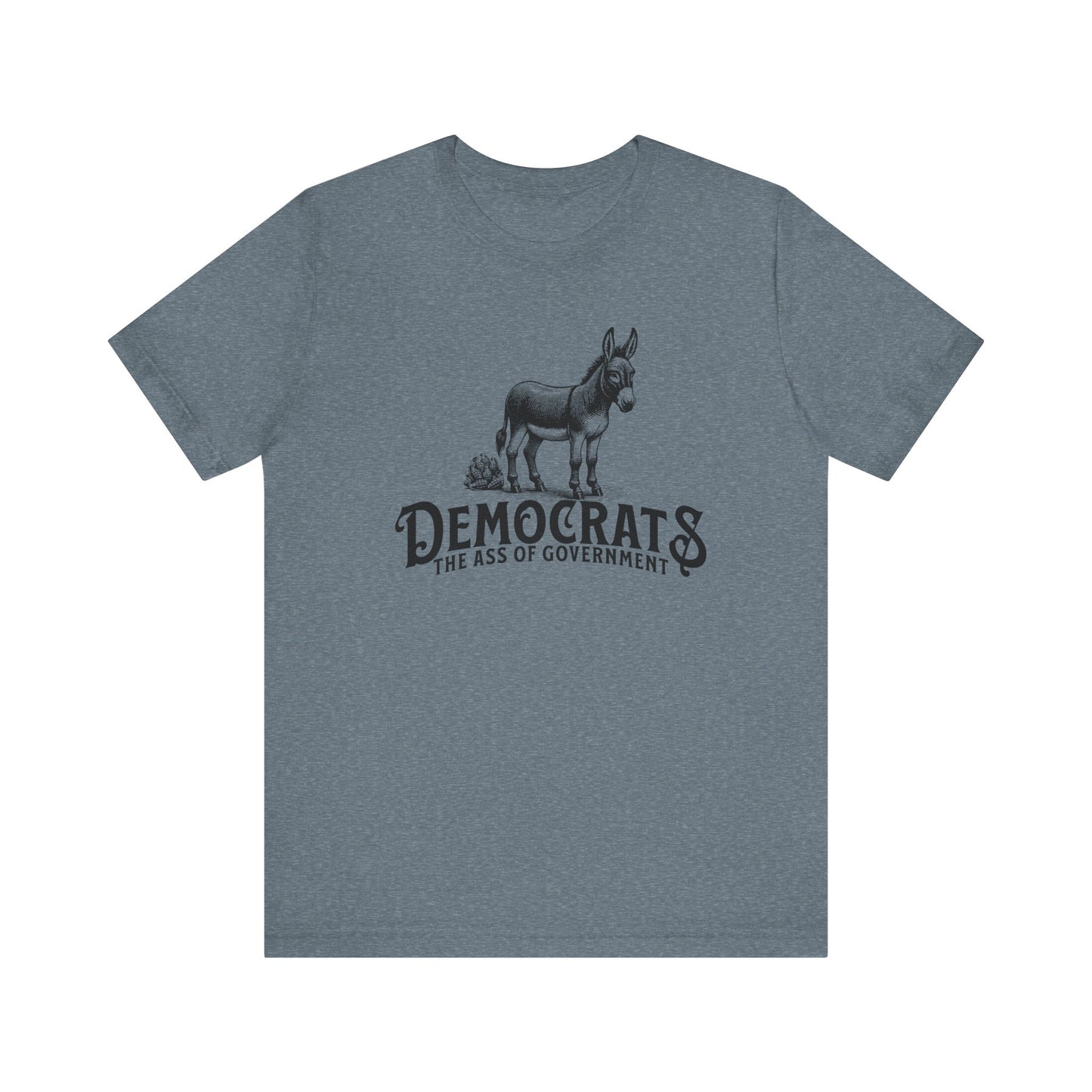 Political Democrat Tee, Liberal Party Shirt, Government Critique Top, Political Activist Clothing, Election Campaign Apparel