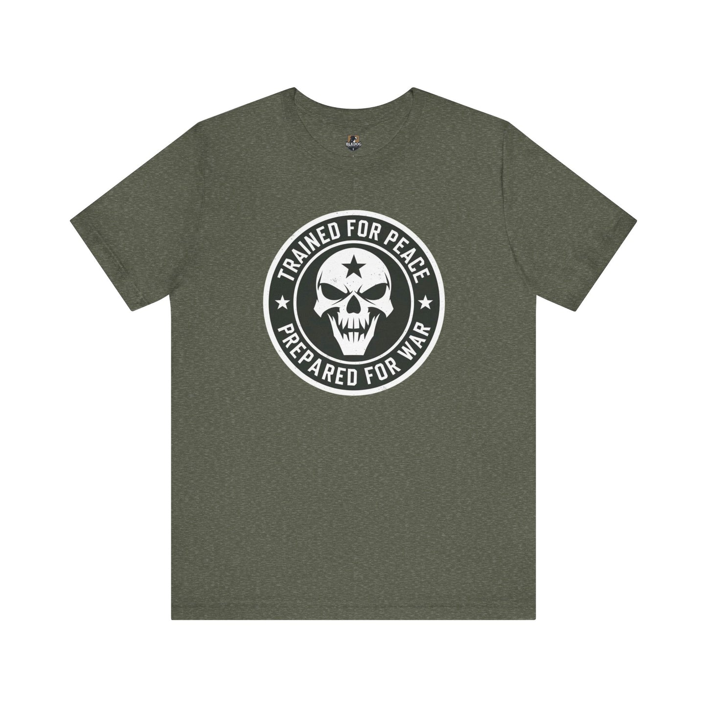 Trained for Peace. Prepared for War Graphic Tee, Unisex Short Sleeve Shirt, Military Tee, Casual Wear, Gift for Veterans