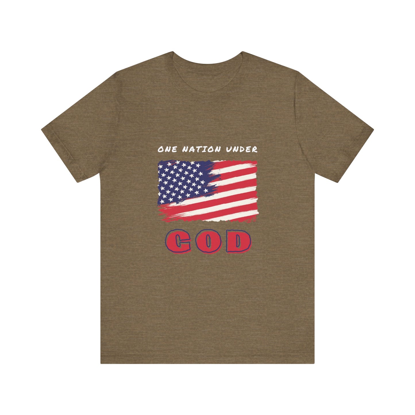 One Nation Under God - Unisex Jersey Short Sleeve Tee