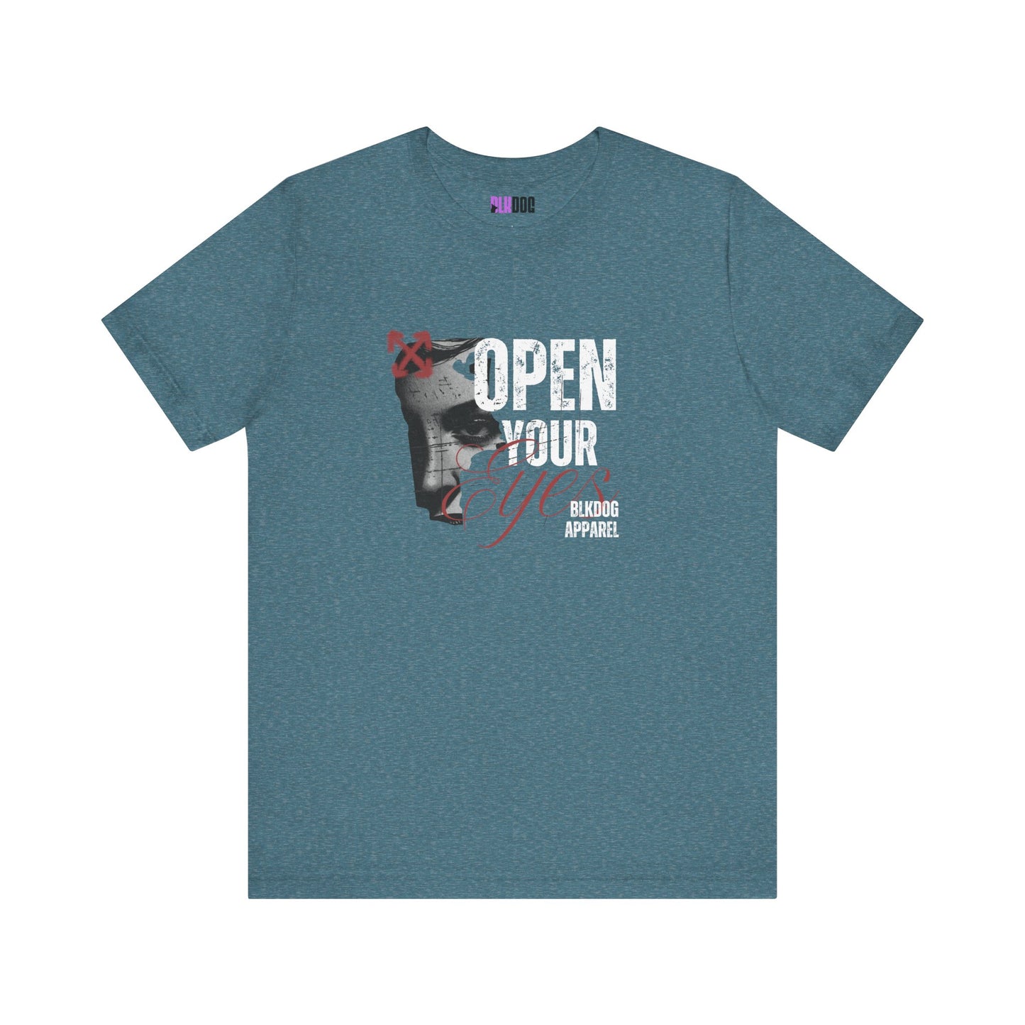 Open your Eyes. Make a statement - Unisex Jersey Short Sleeve Tee