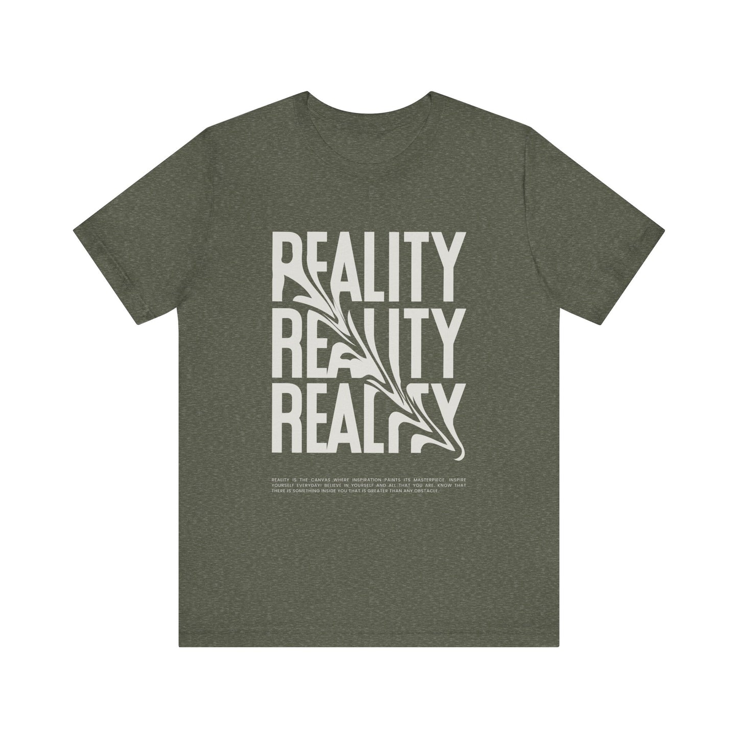 Skewed Reality Unisex Tee, Graphic T-Shirt, Abstract Design, Black and White Shirt, Unique Gift